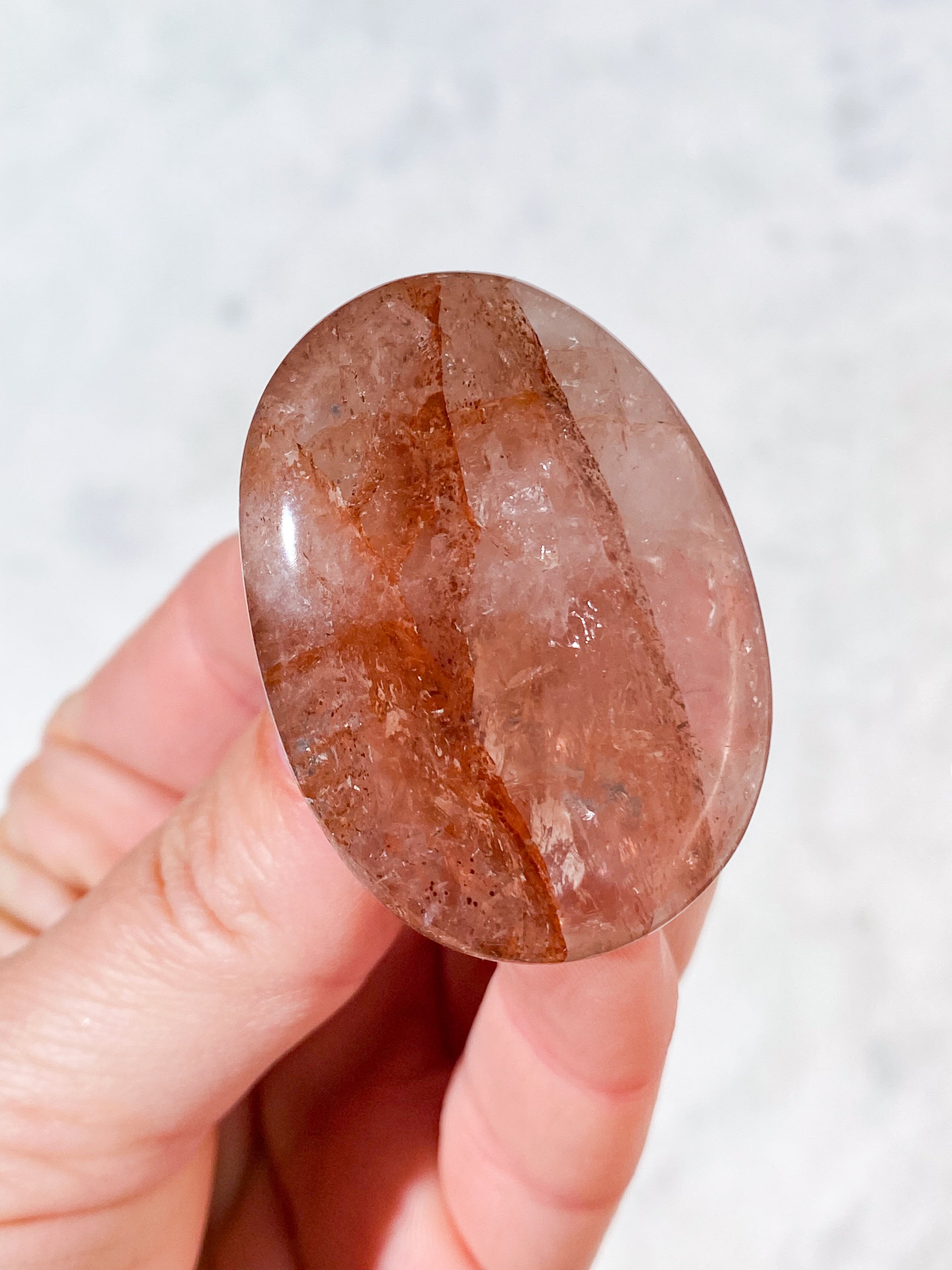 Hæmatit Kvarts Palmstone (Nr. 3)
