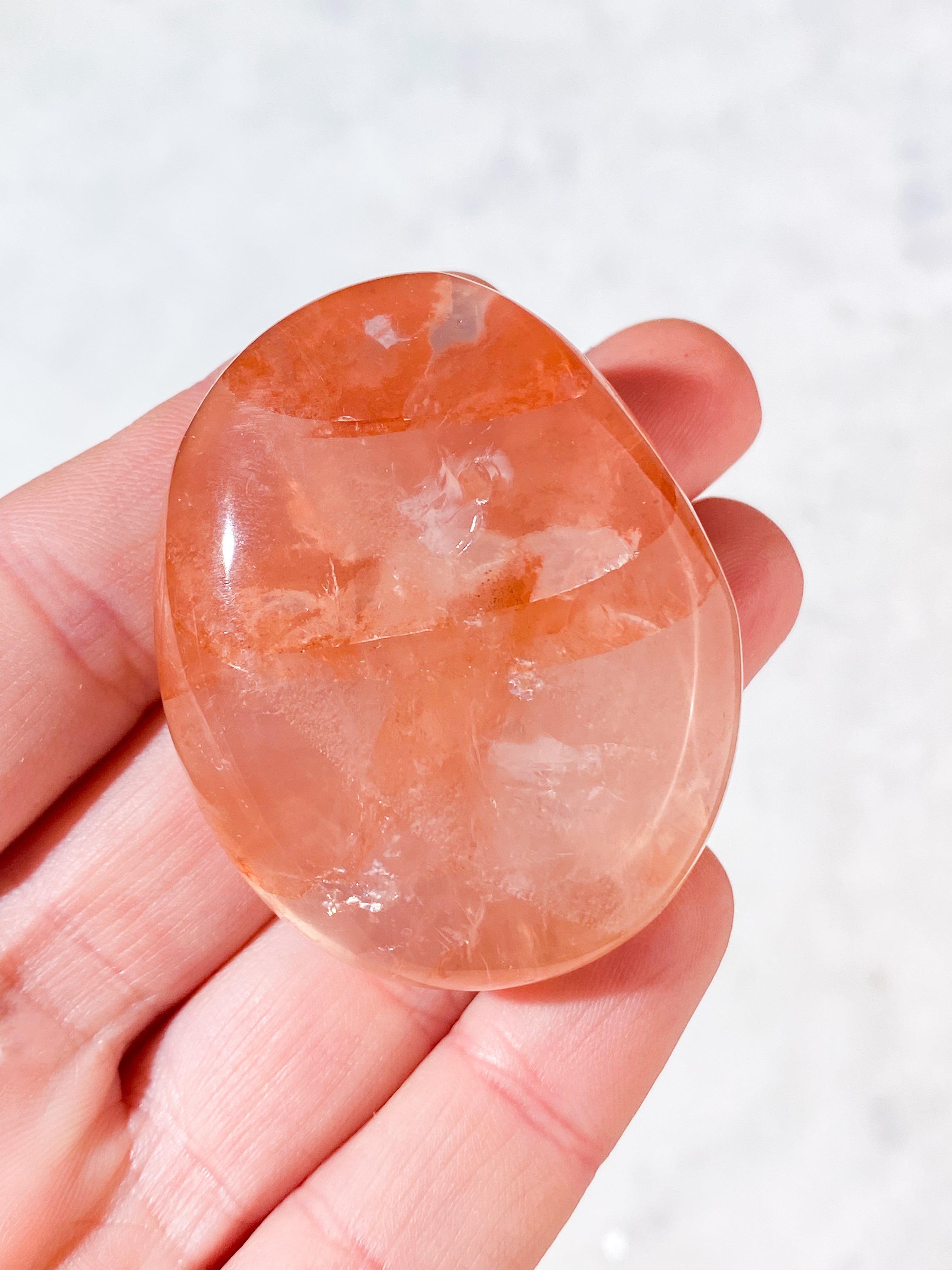 Hæmatit Kvarts Palmstone (Nr. 6)