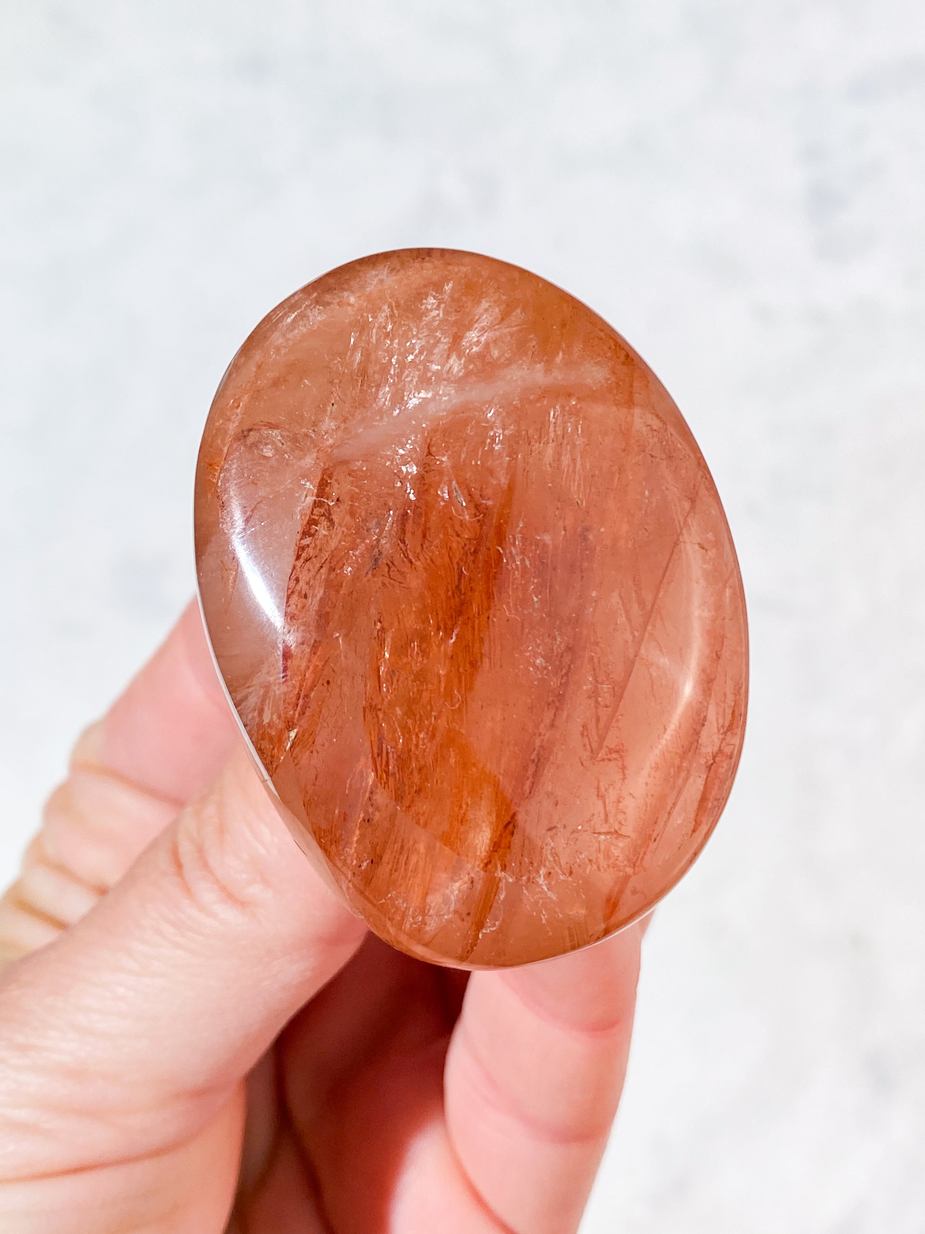 Hæmatit Kvarts Palmstone (Nr. 7)