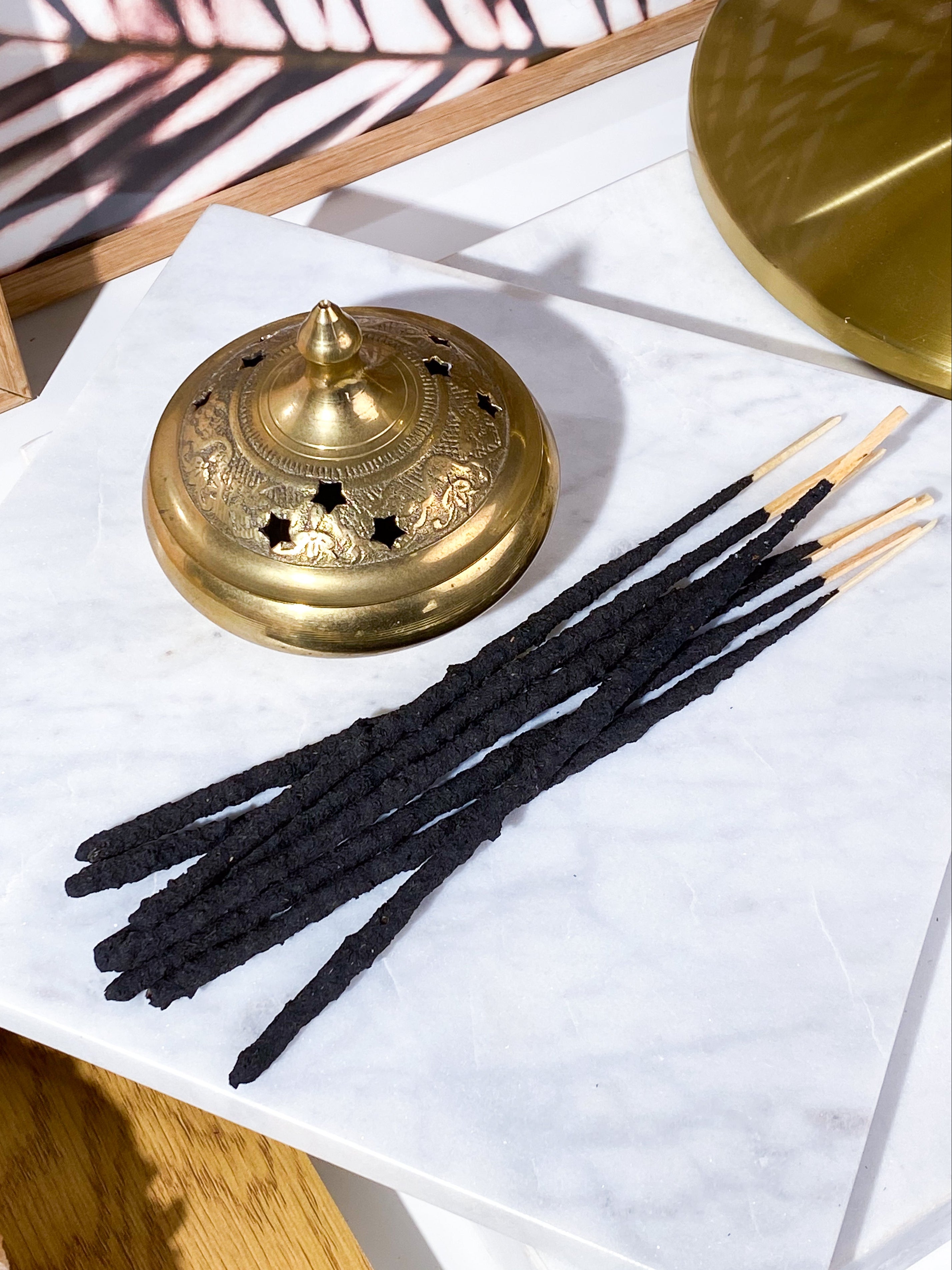 Amber & Palo Santo Røgelsespinde (8 stk.)