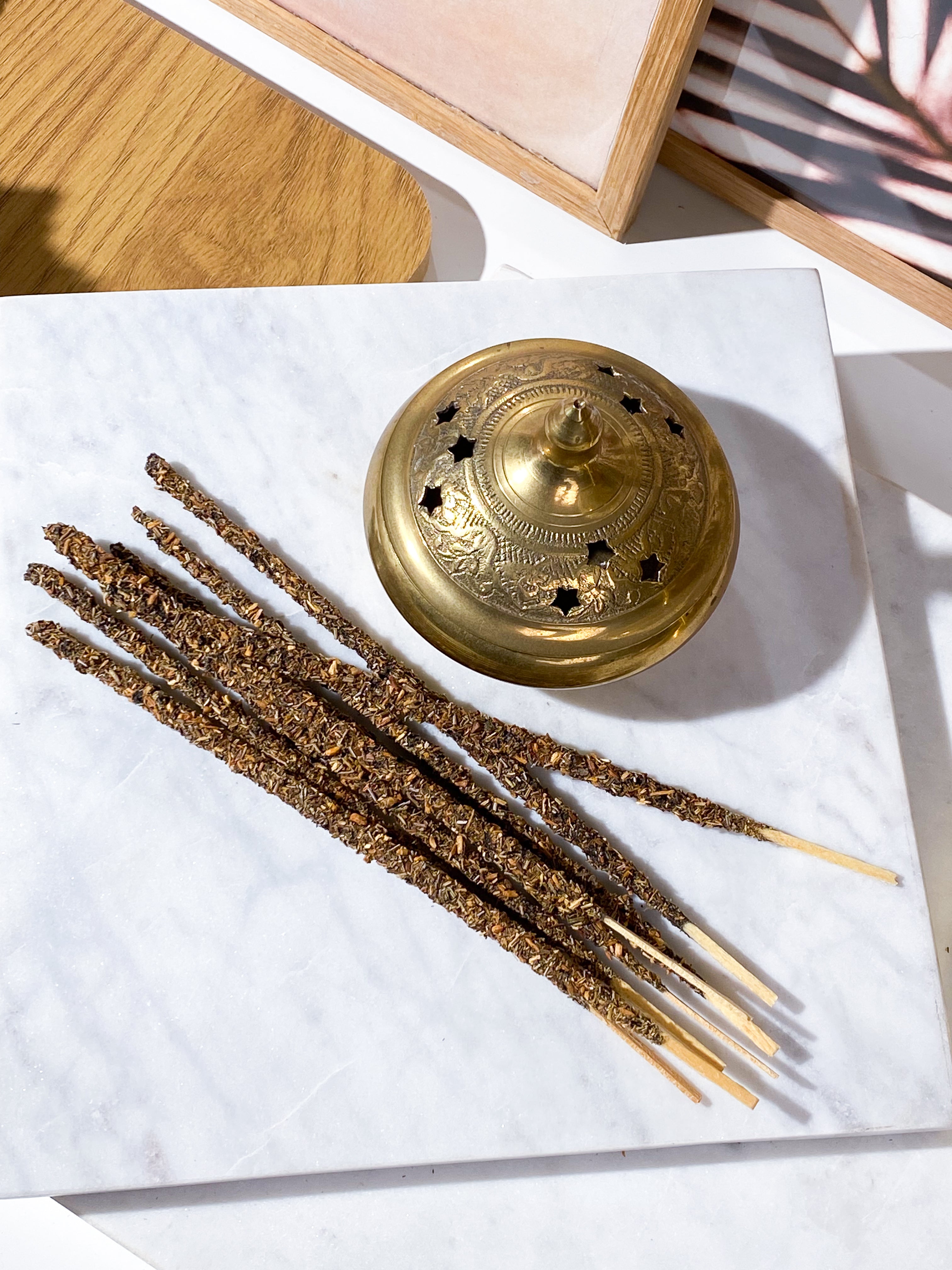 Rosmarin & Palo Santo Røgelsespinde (8 stk.)