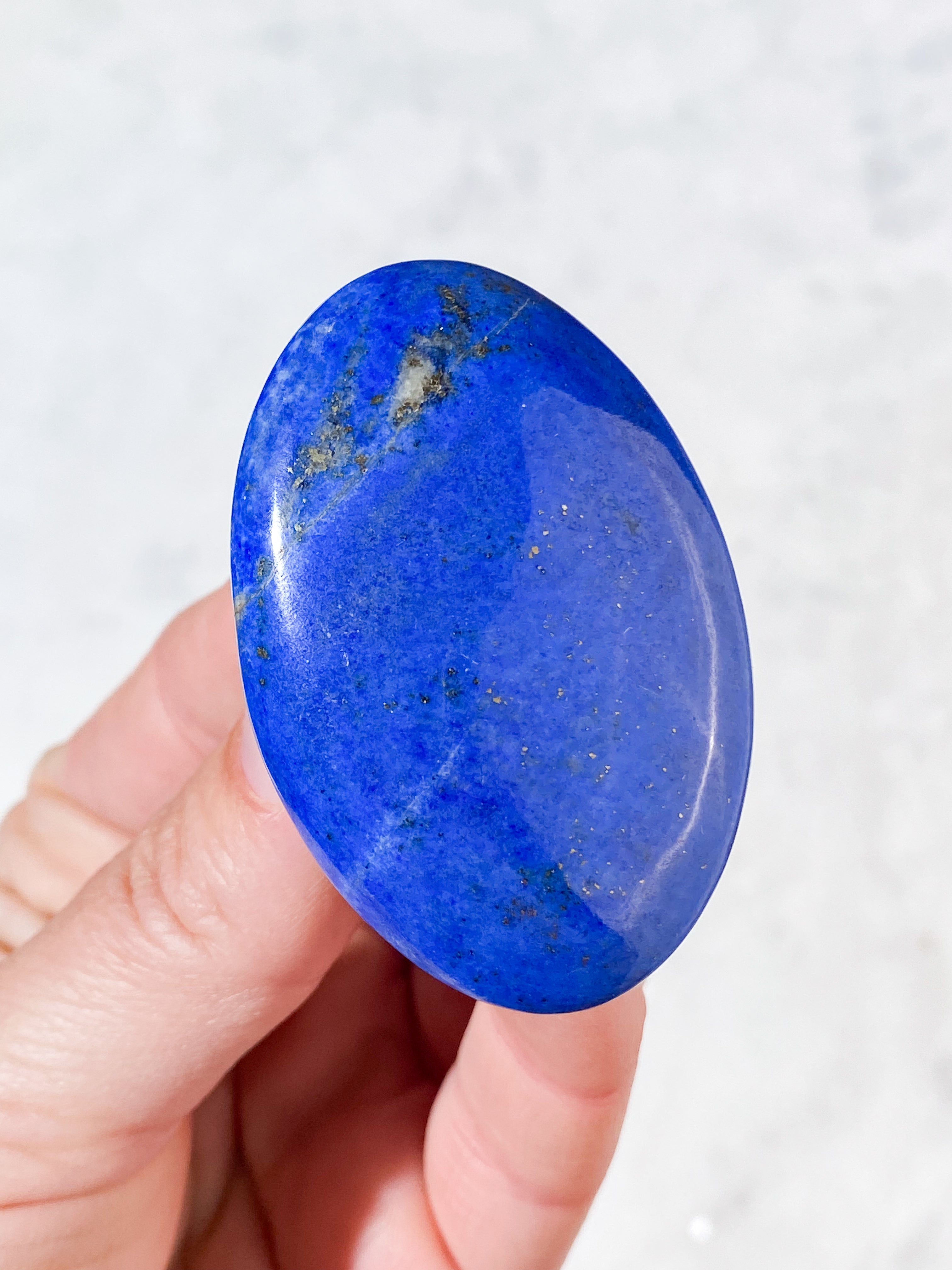 Lapis Lazuli Palmstone (Nr. 1)
