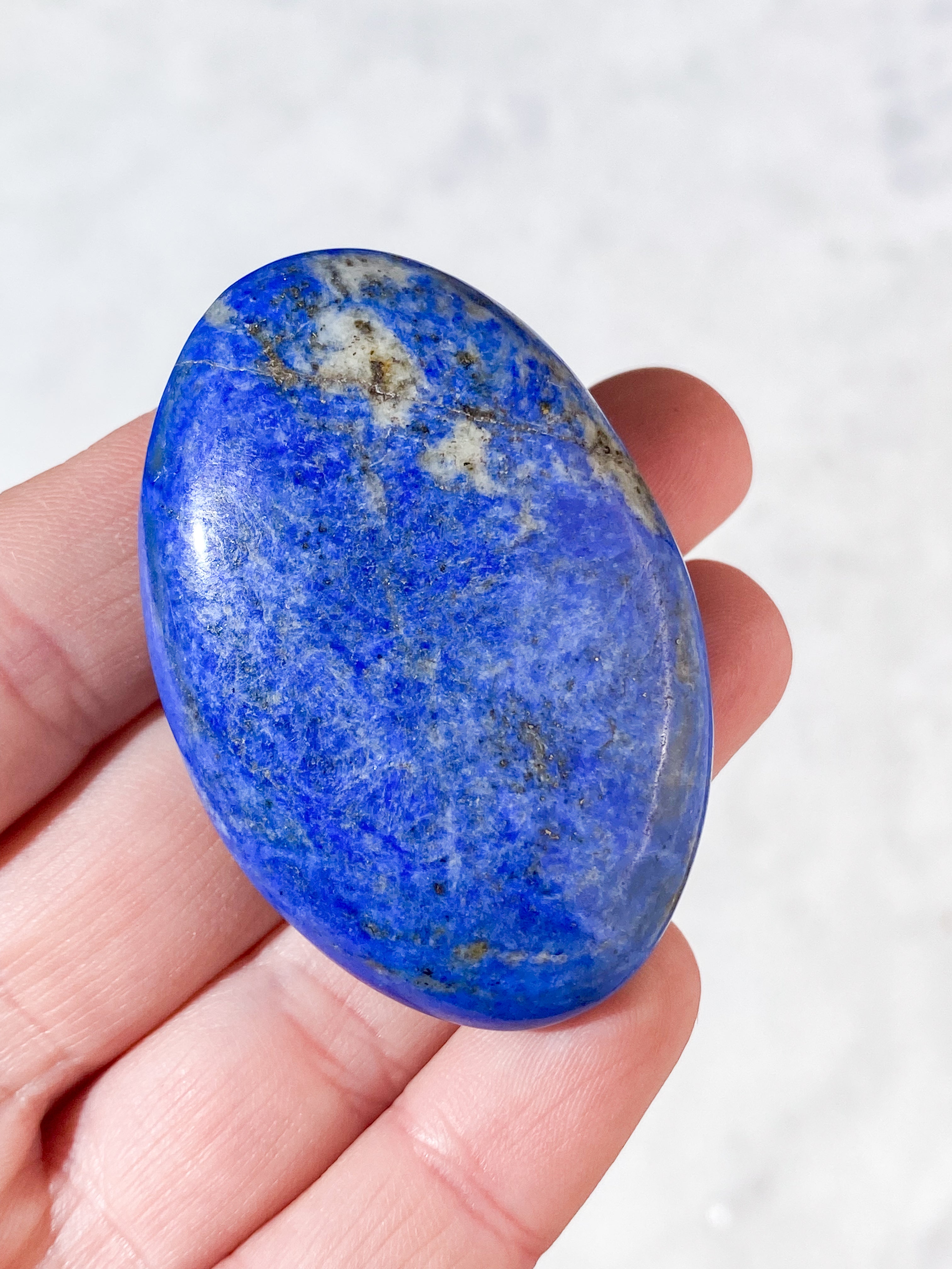 Lapis Lazuli Palmstone (Nr. 1)