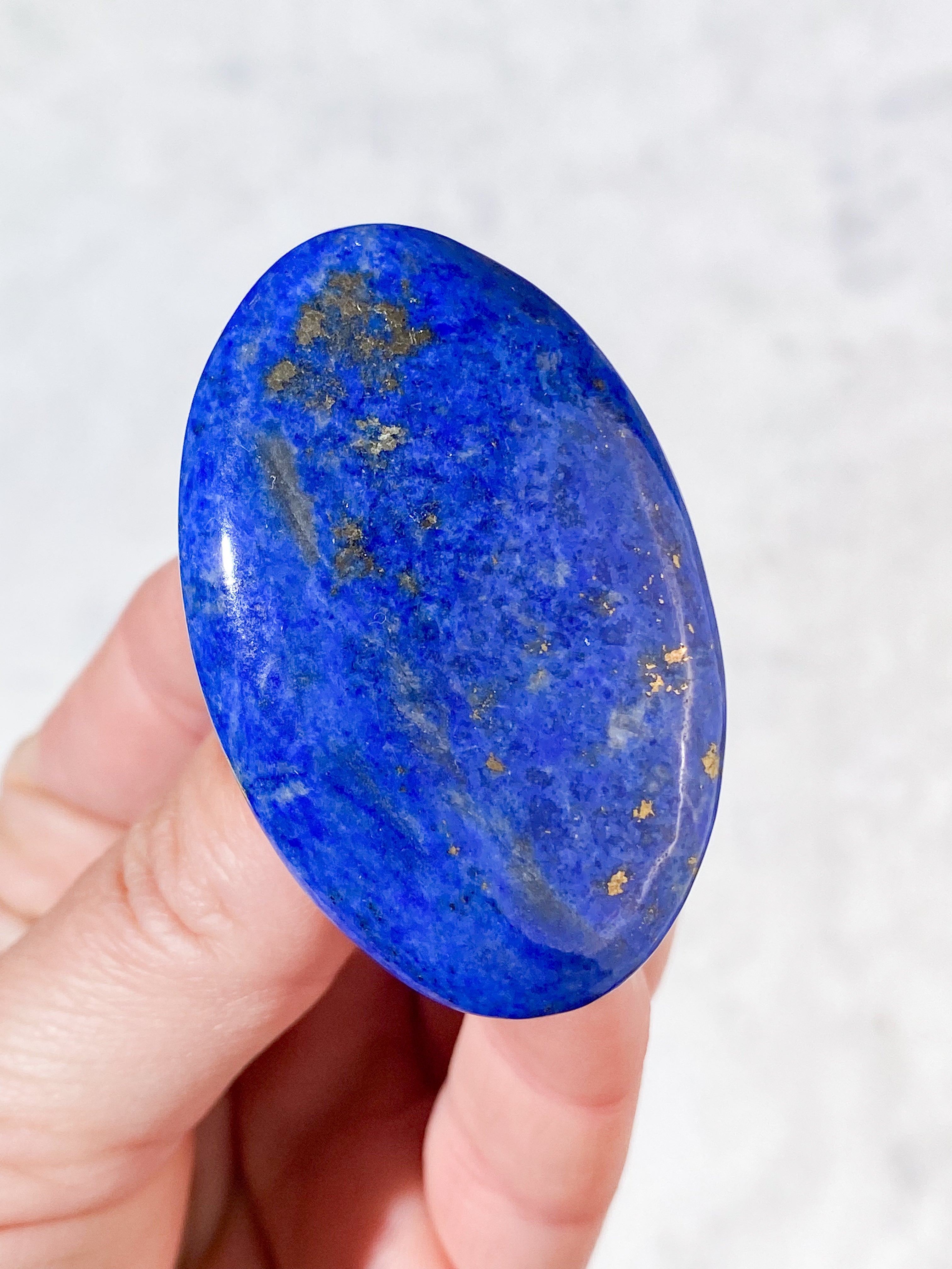 Lapis Lazuli Palmstone (Nr. 6)