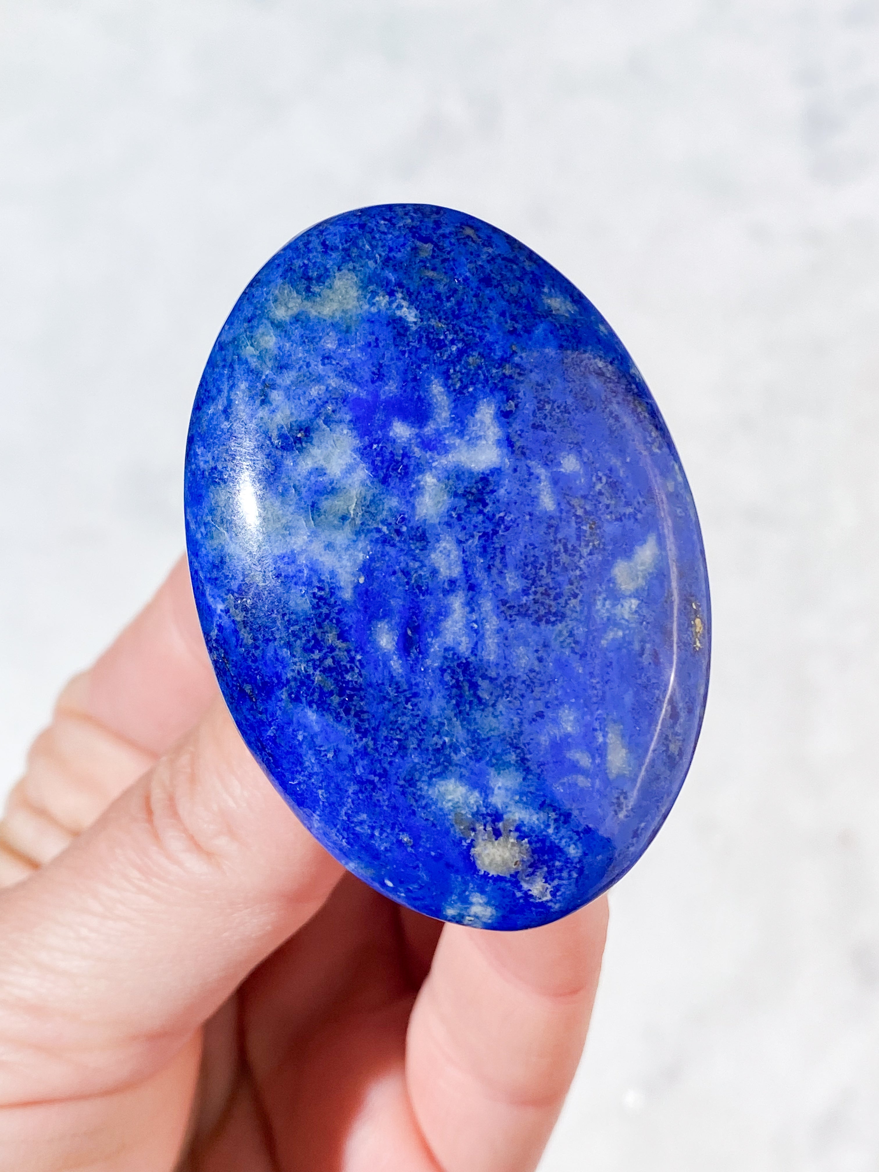 Lapis Lazuli Palmstone (Nr. 7)