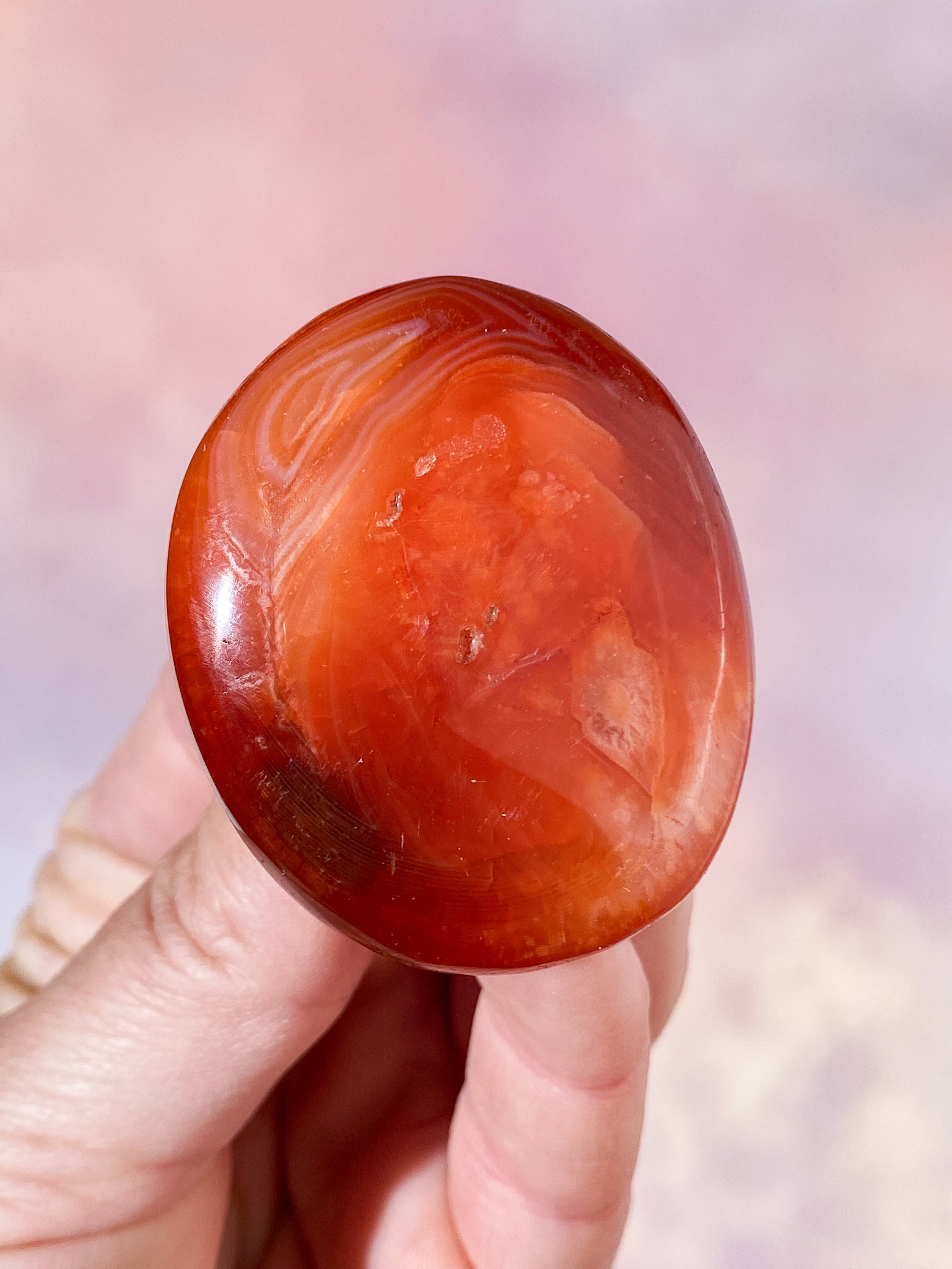 Karneol Palmstone (Nr. 20)