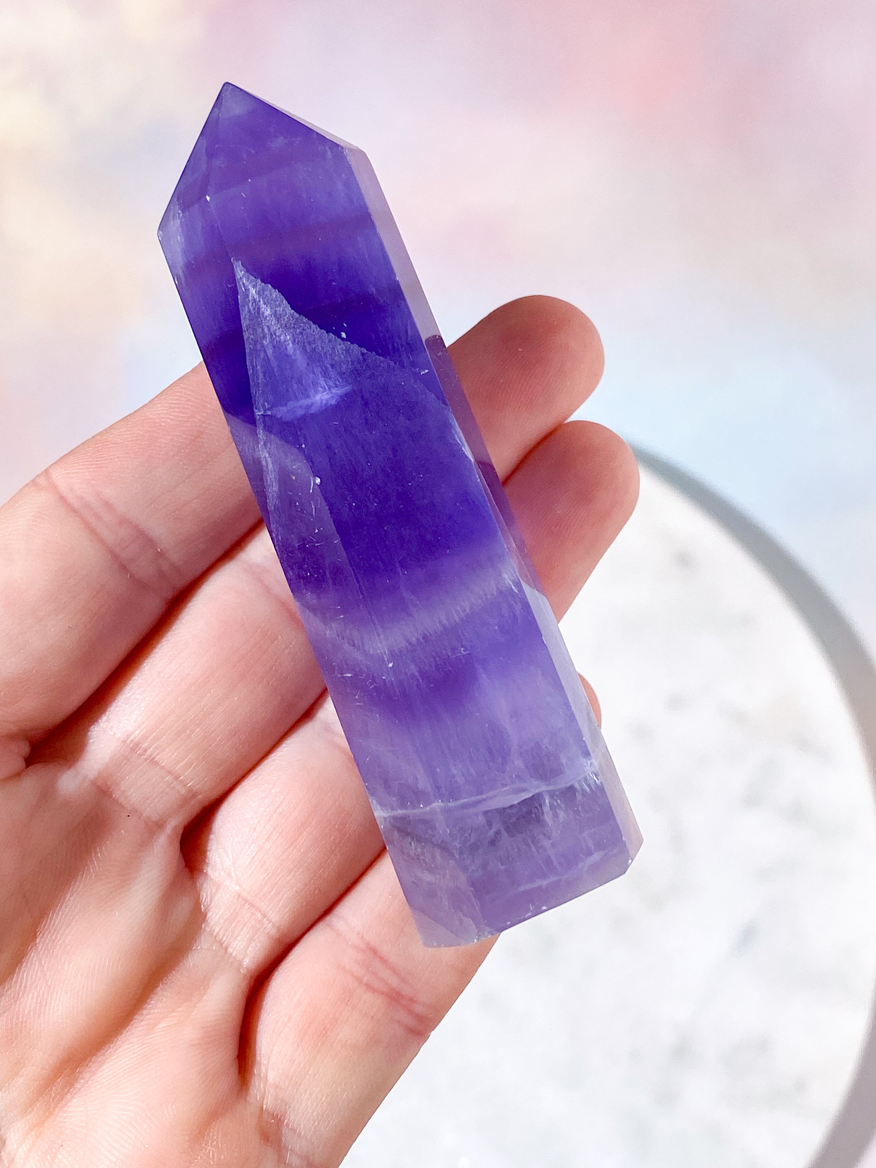 Indigo Fluorit Tårn (Nr. 3)
