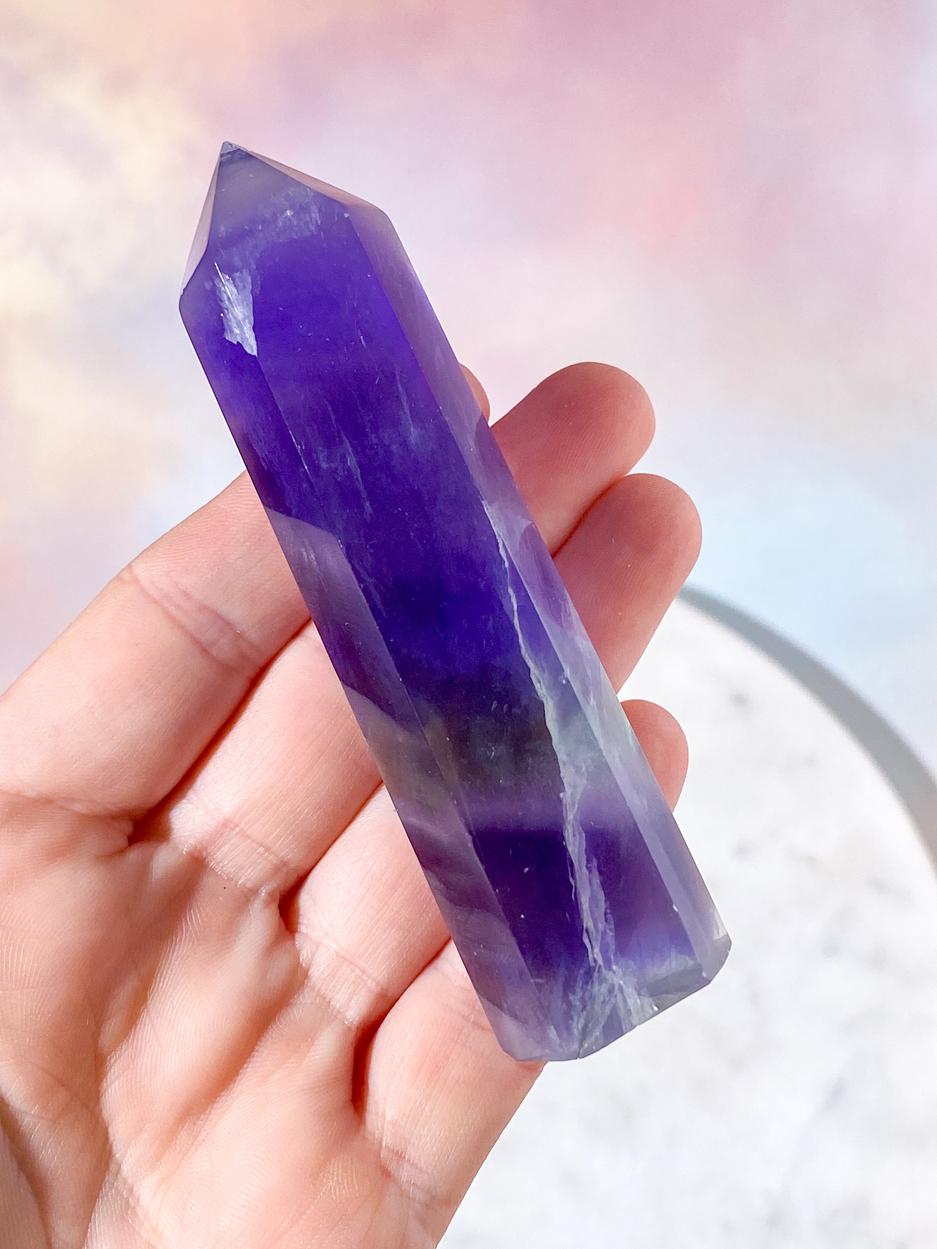 Indigo Fluorit Tårn (Nr. 5)