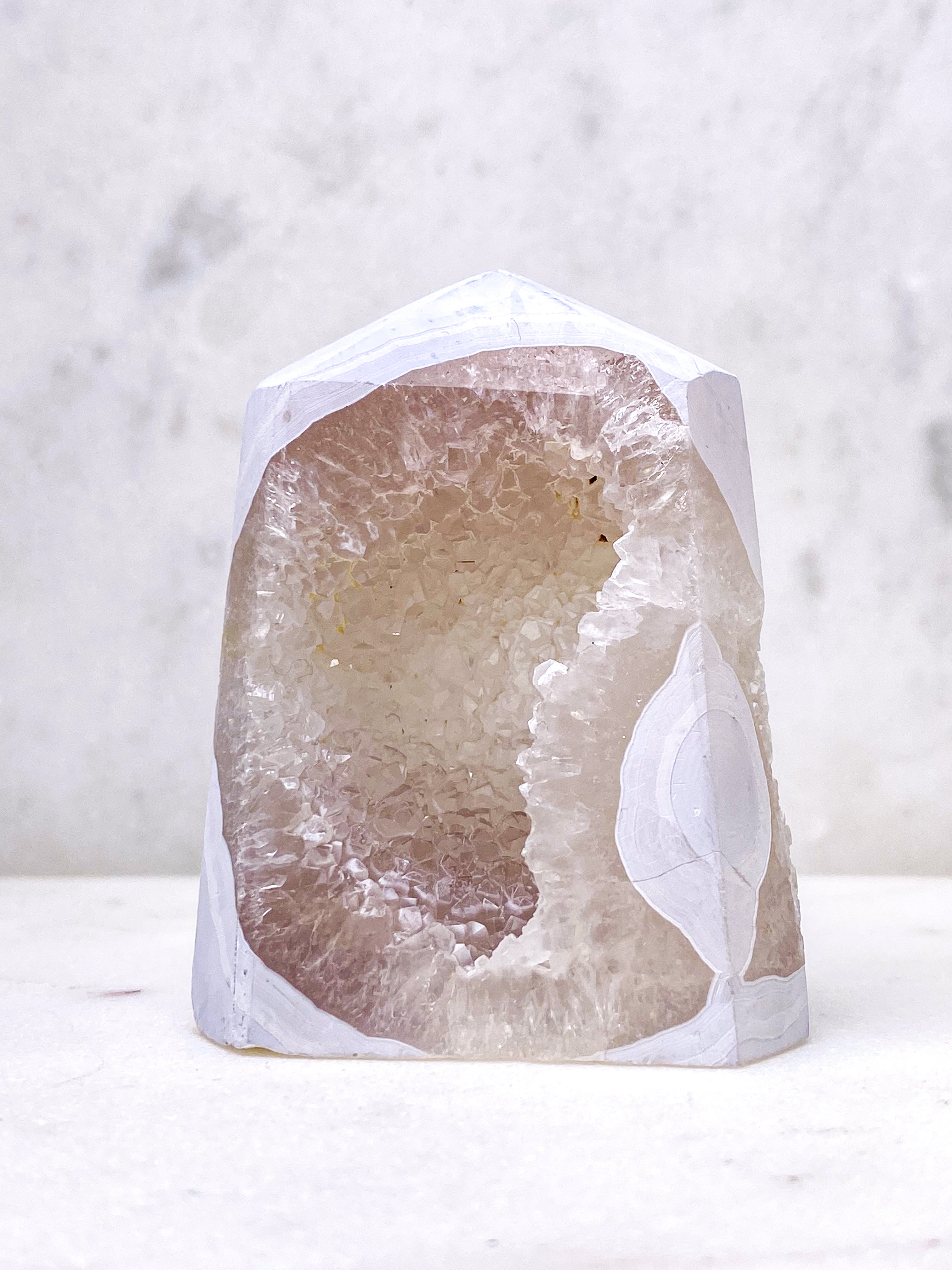 Druzy Sne Agat Tårn (Nr. 2)