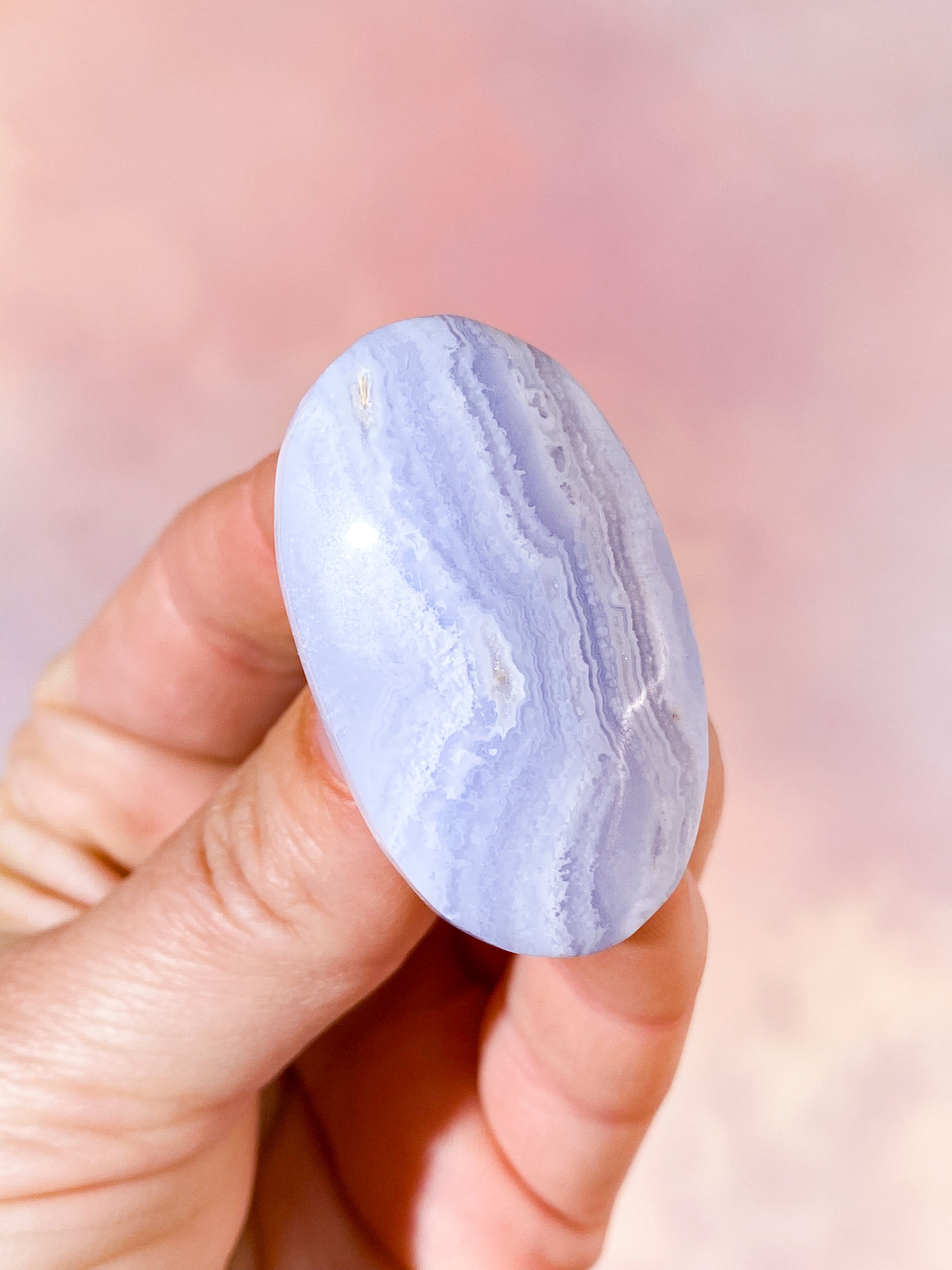 Blonde Agat Palmstone (Nr. 3)