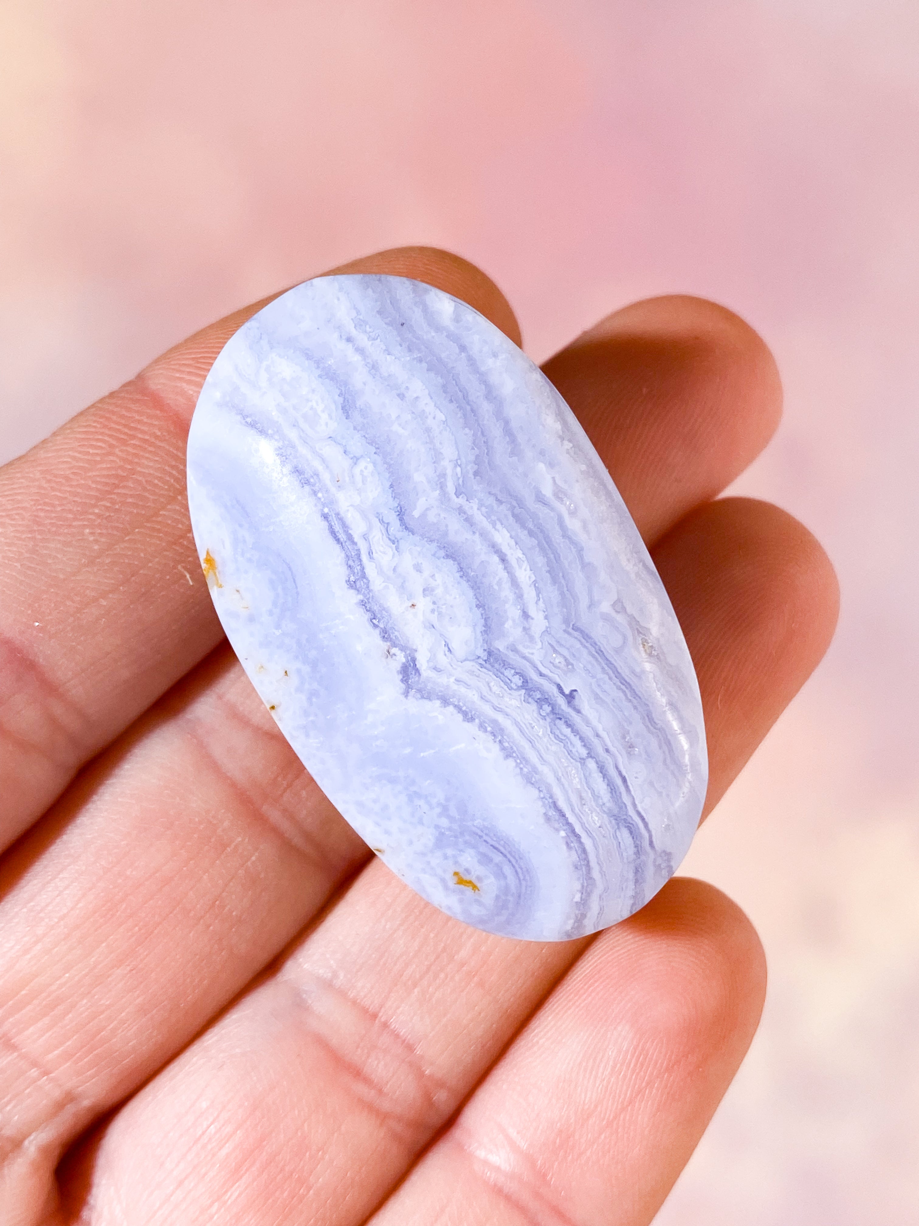 Blonde Agat Palmstone (Nr. 3)