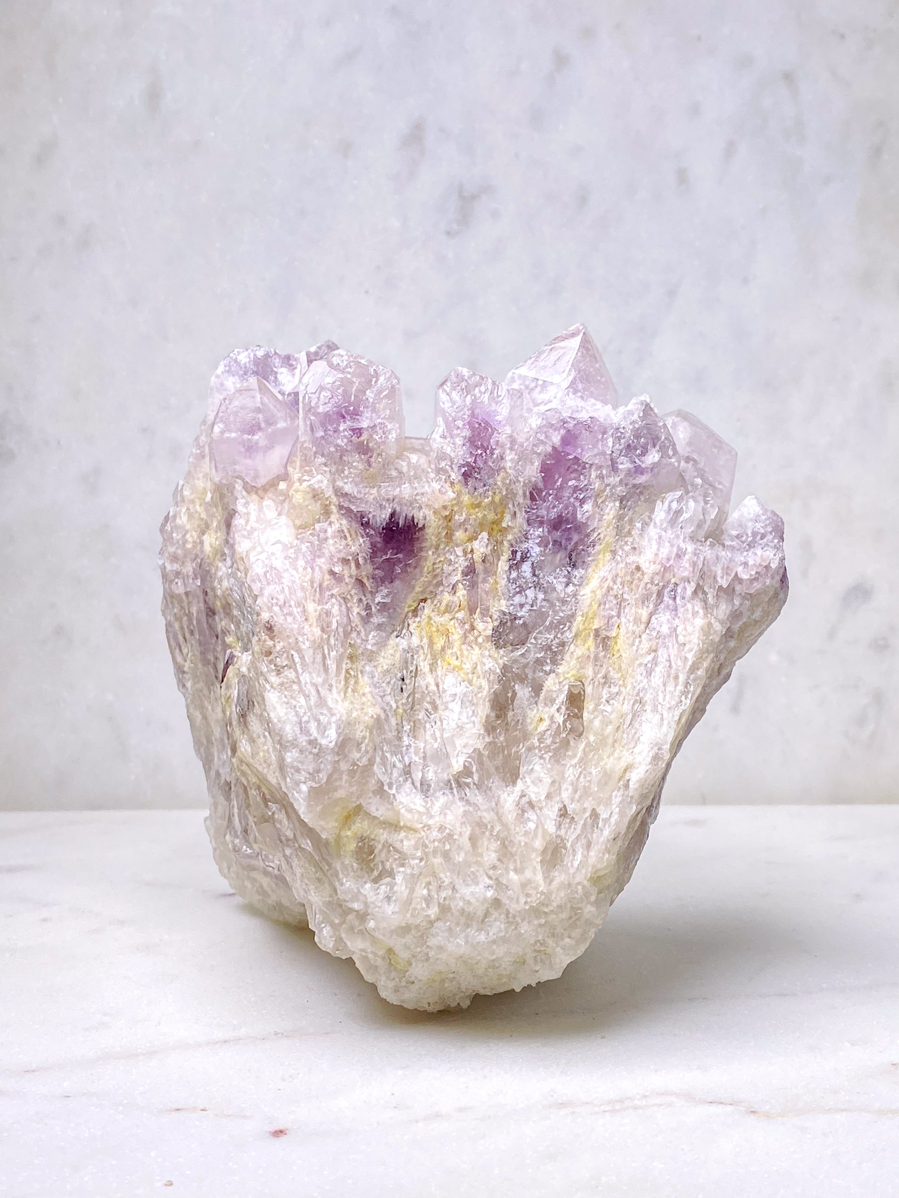 Sukker Ametyst Klynge (Nr. 6)