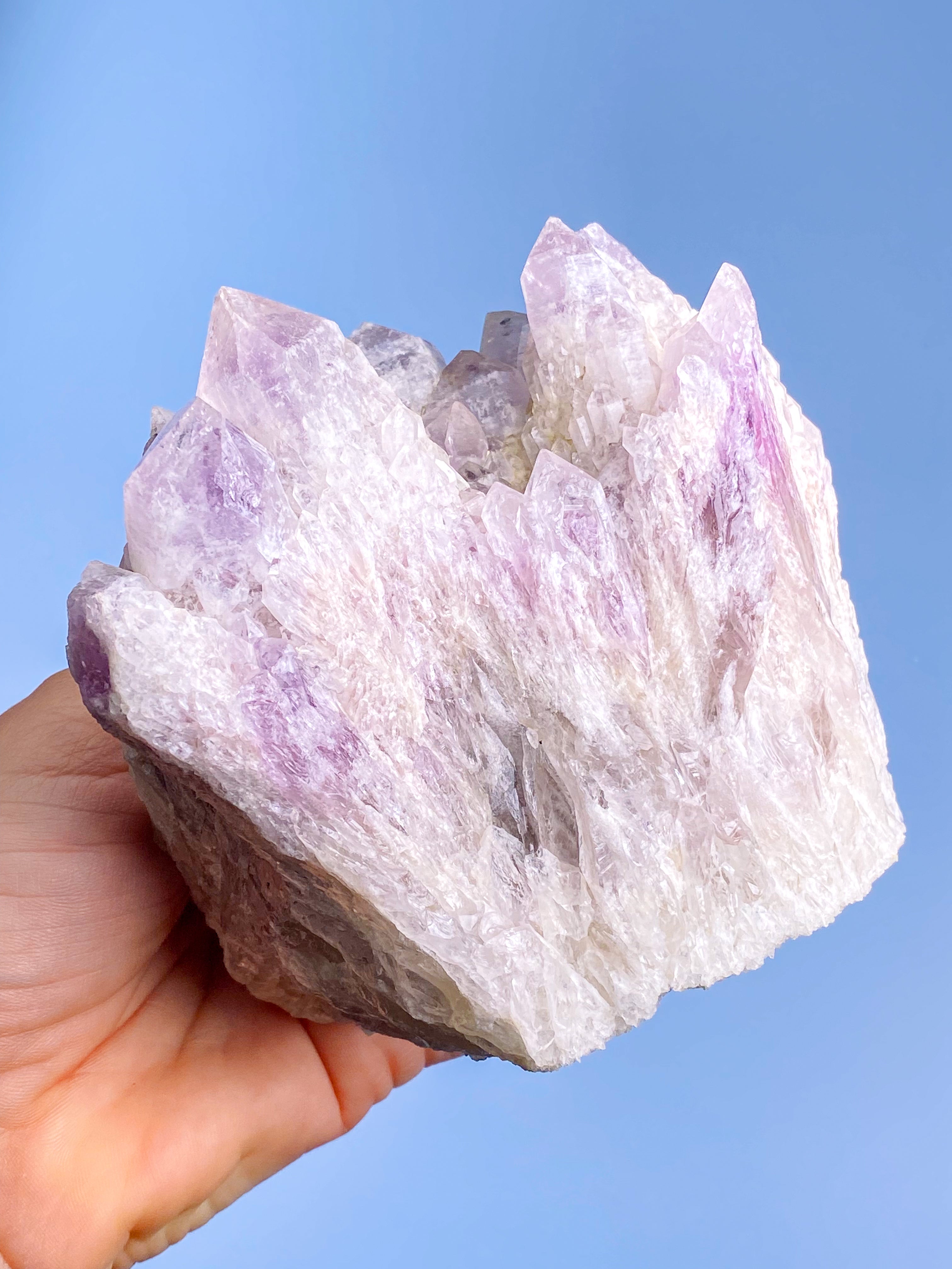 Sukker Ametyst Klynge (Nr. 6)