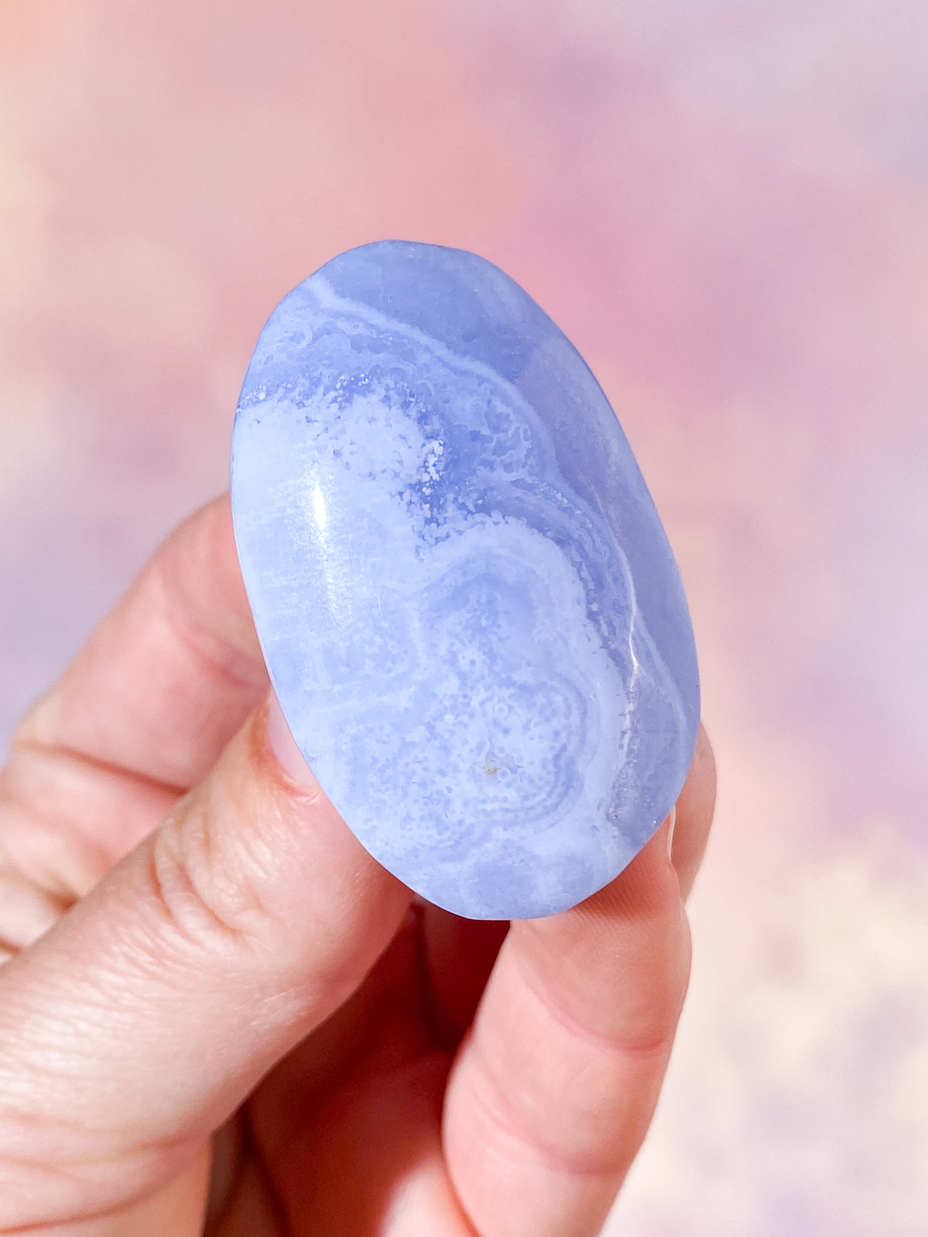 Blonde Agat Palmstone (Nr. 16)
