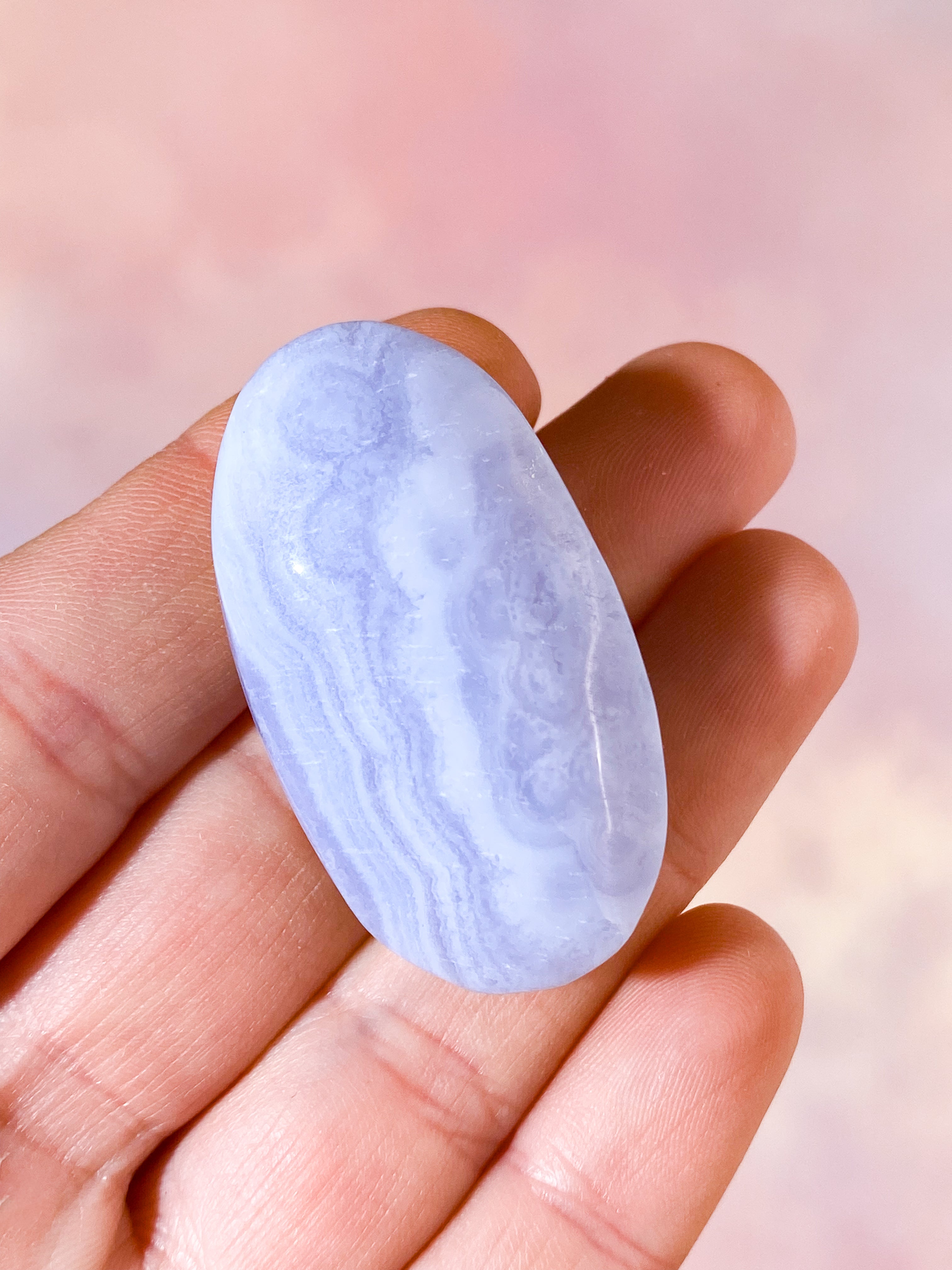 Blonde Agat Palmstone (Nr. 19)