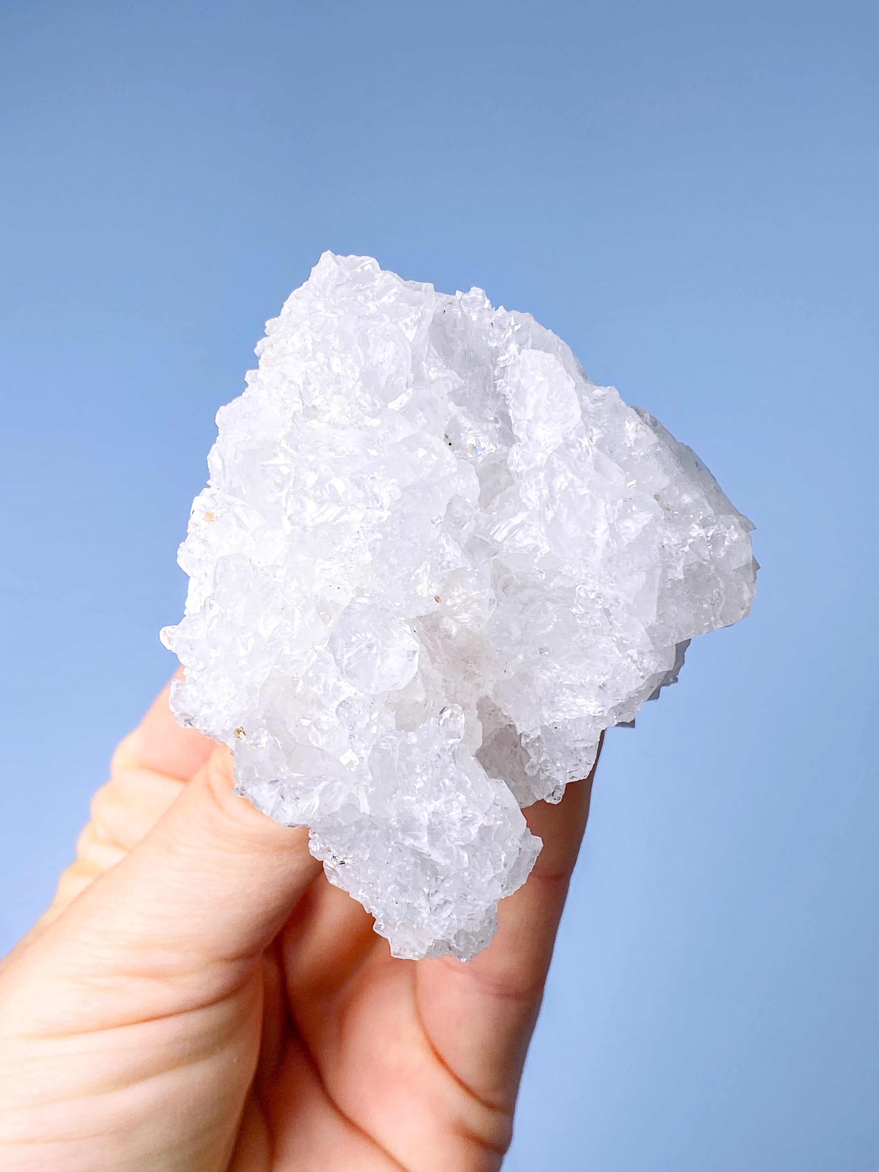 Hvid Aragonit Klynge (Nr. 20)