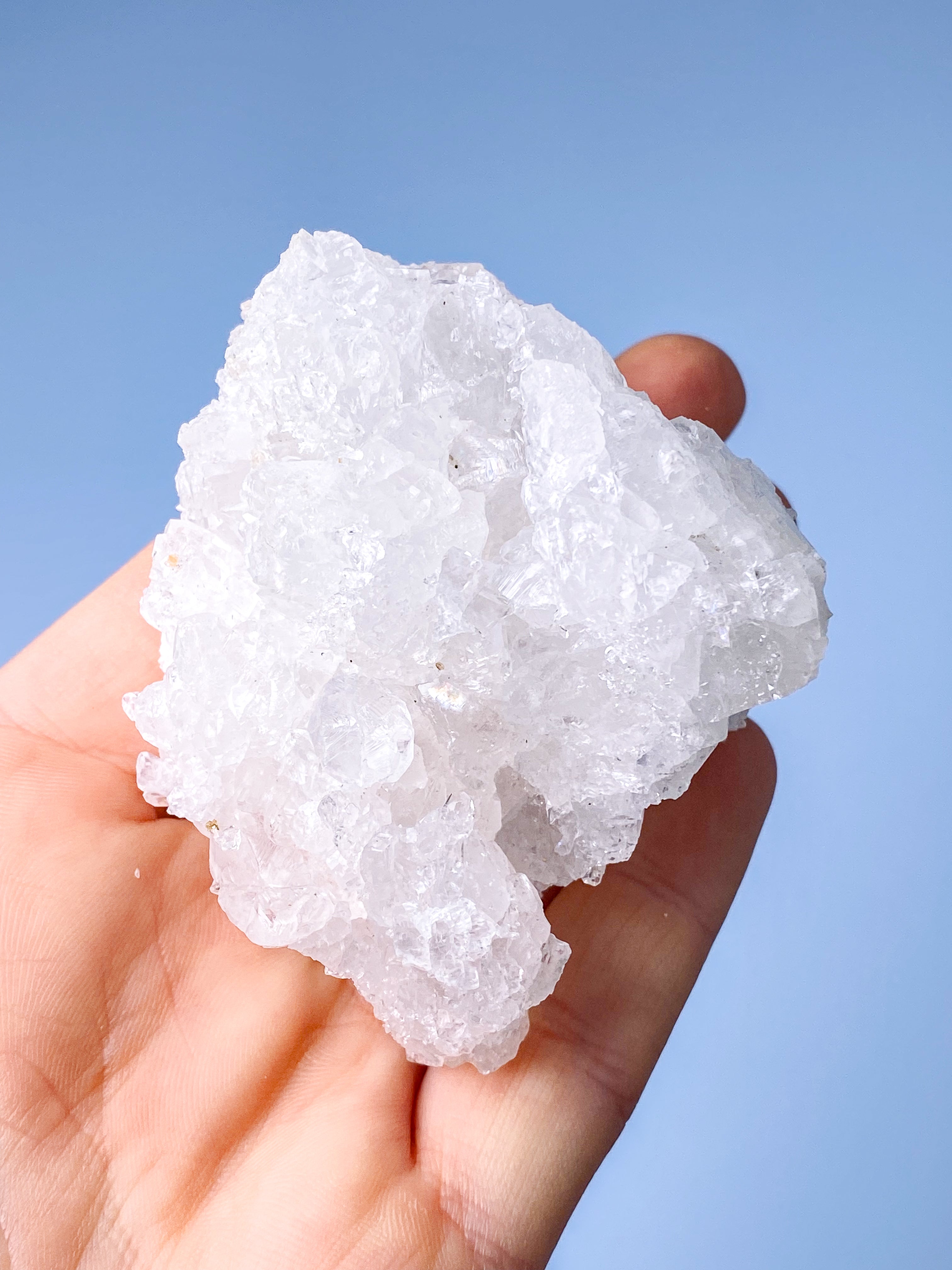 Hvid Aragonit Klynge (Nr. 20)