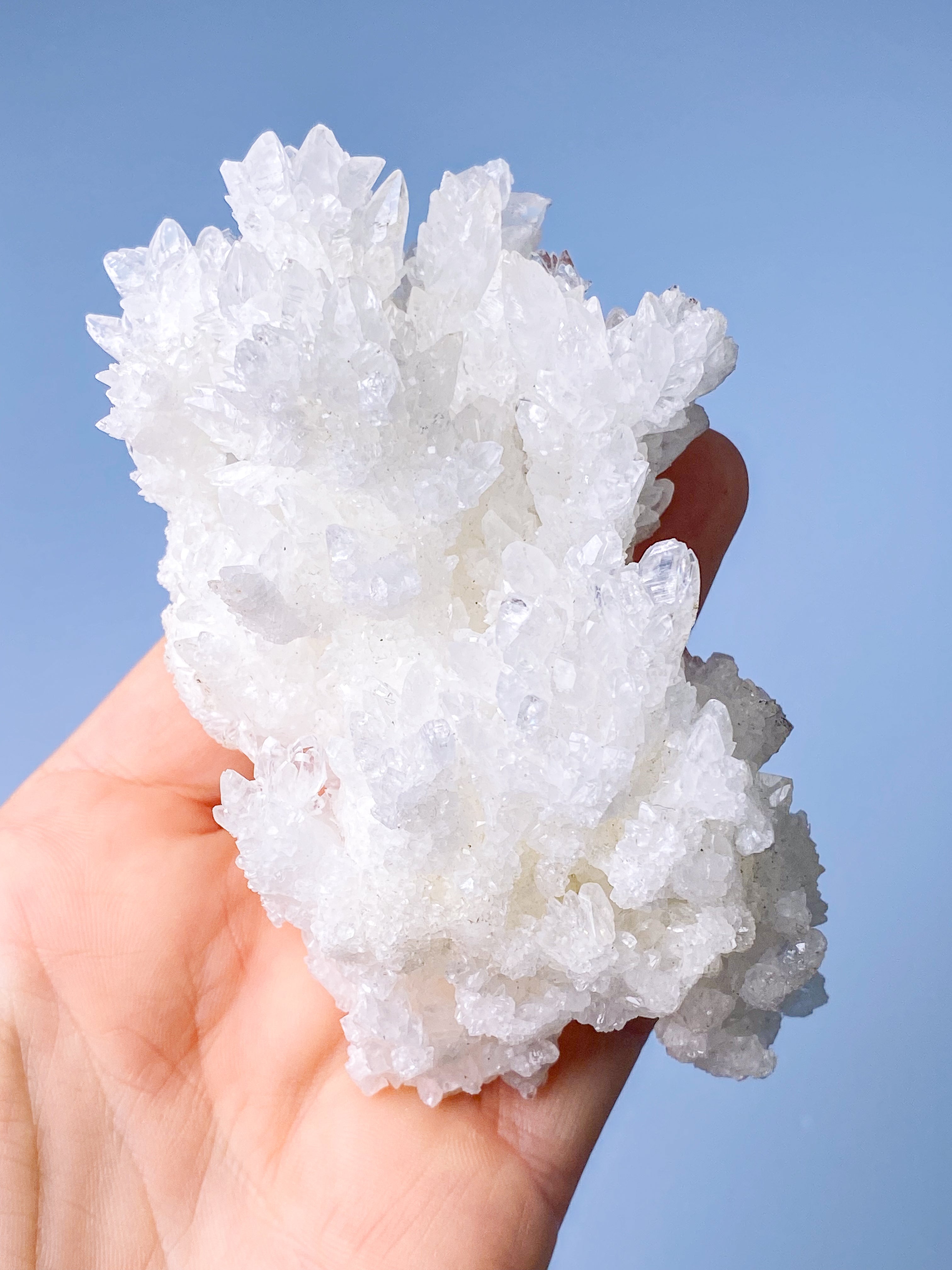 Hvid Aragonit Klynge (Nr. 26)