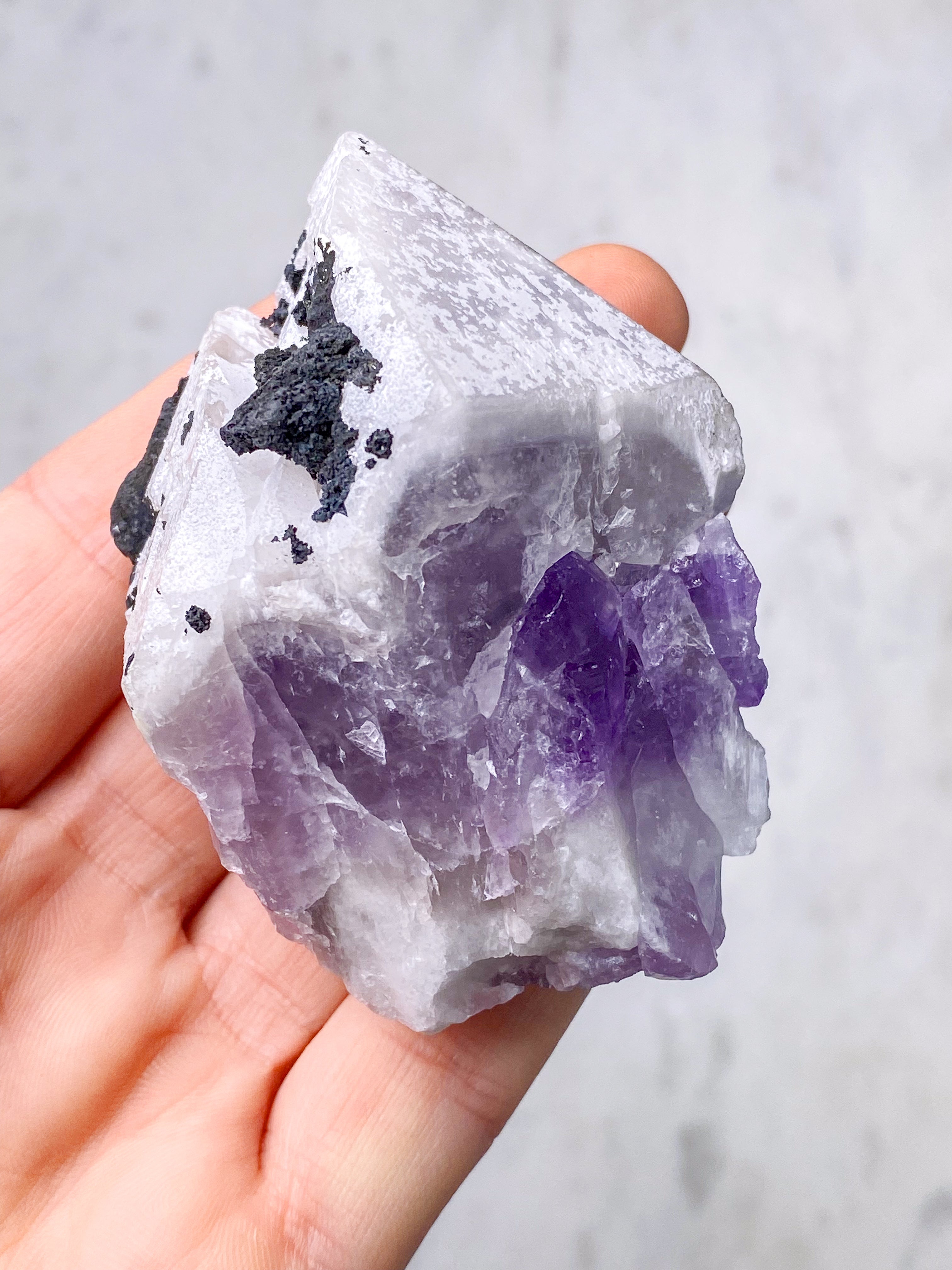 Snow Cap Ametyst Spids (Nr. 1)