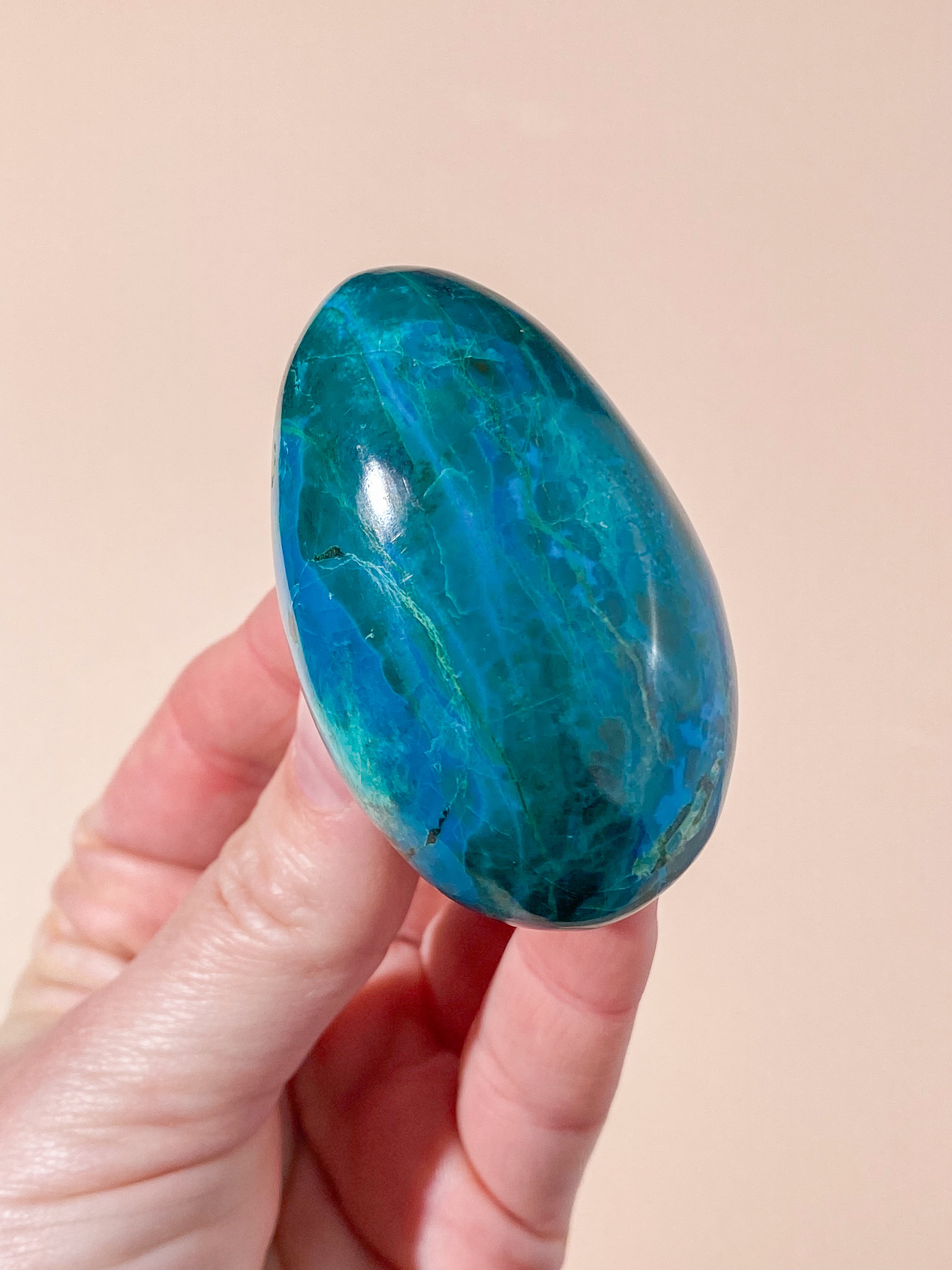 Chrysocolla Æg (Nr. 1) Eksklusiv Kvalitet