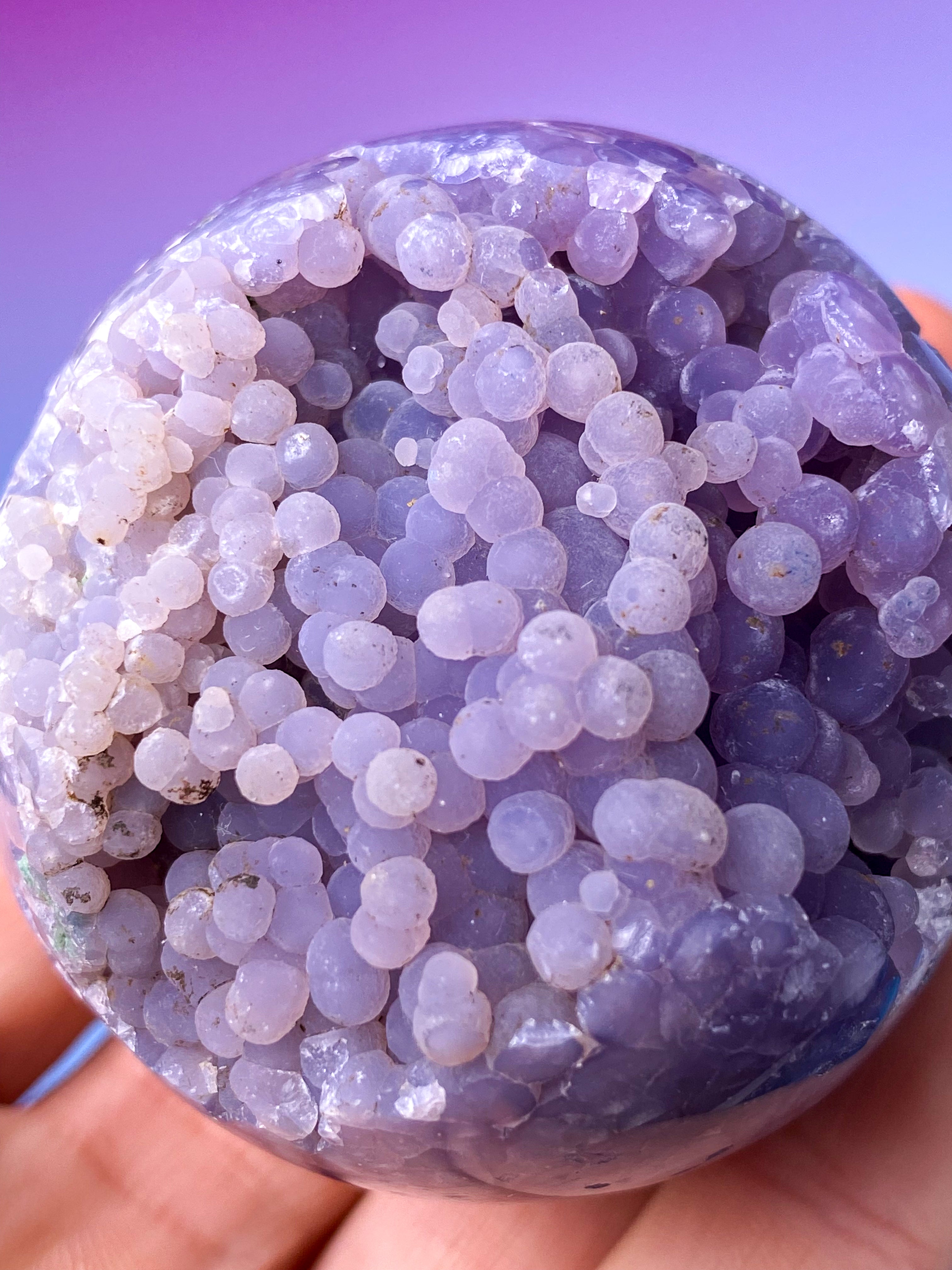 Druzy Grape Agat Kugle (Nr. 1)