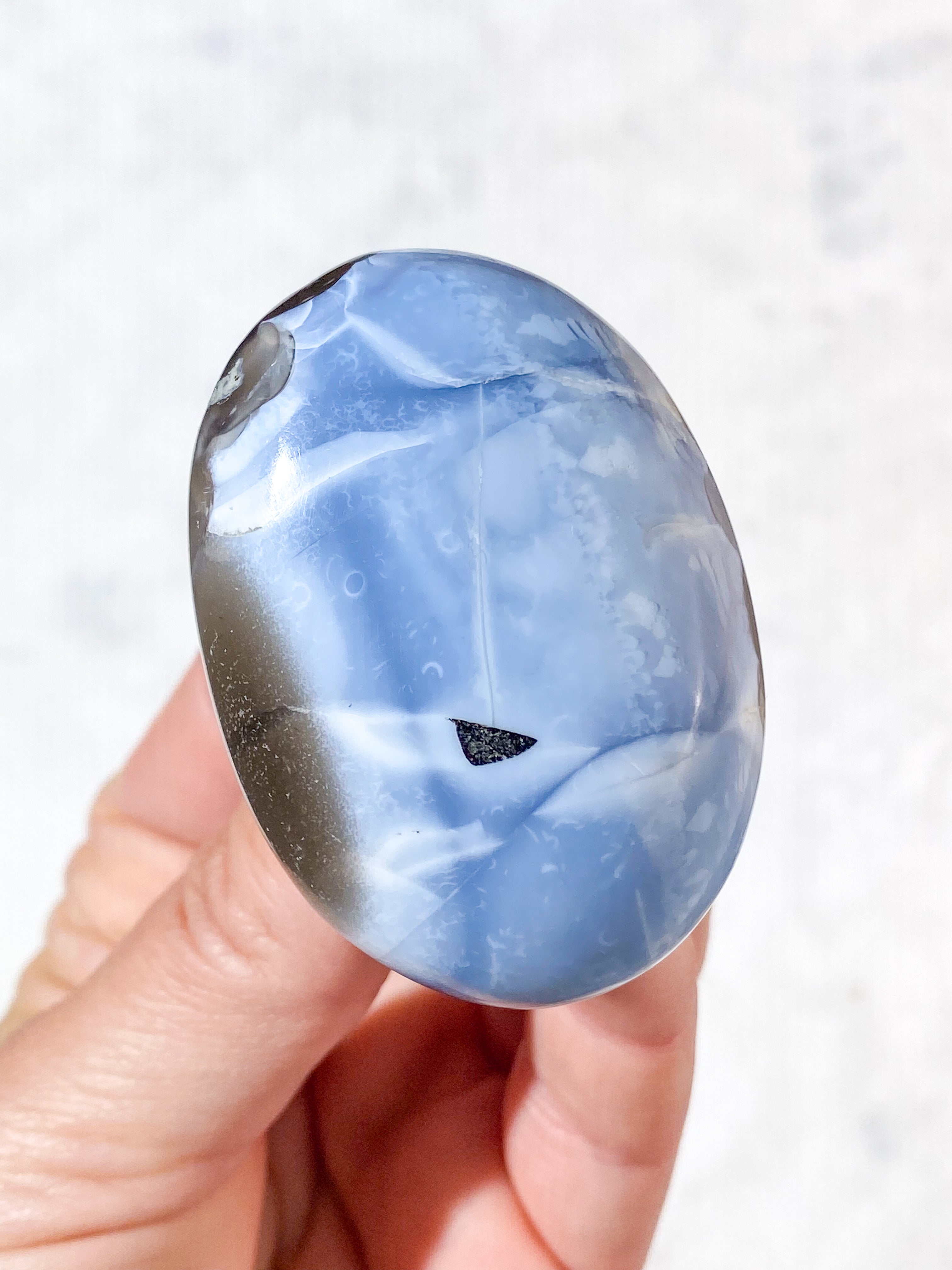 Blå Opal Palmstone (Nr. 20)