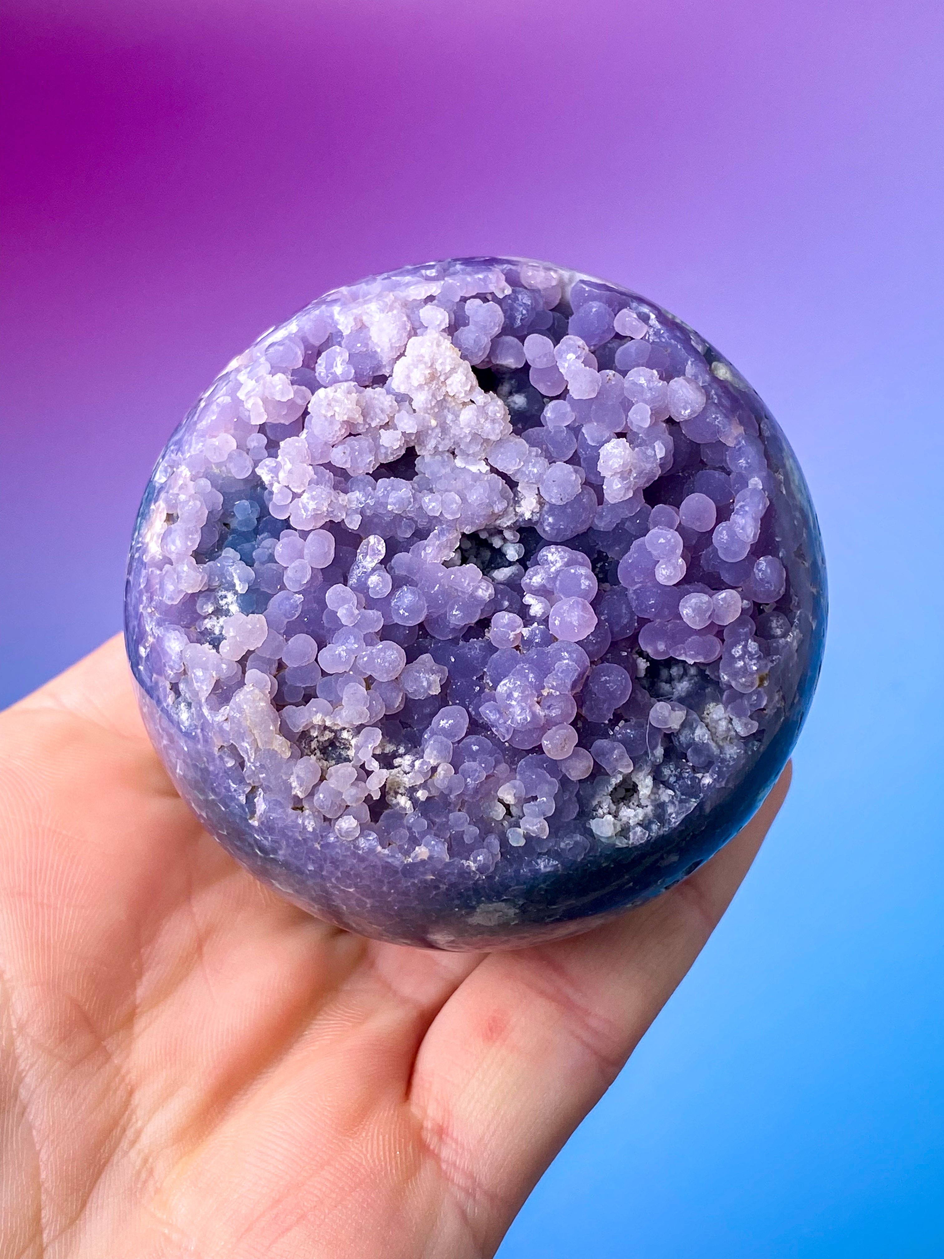 Druzy Grape Agat Kugle (Nr. 3)