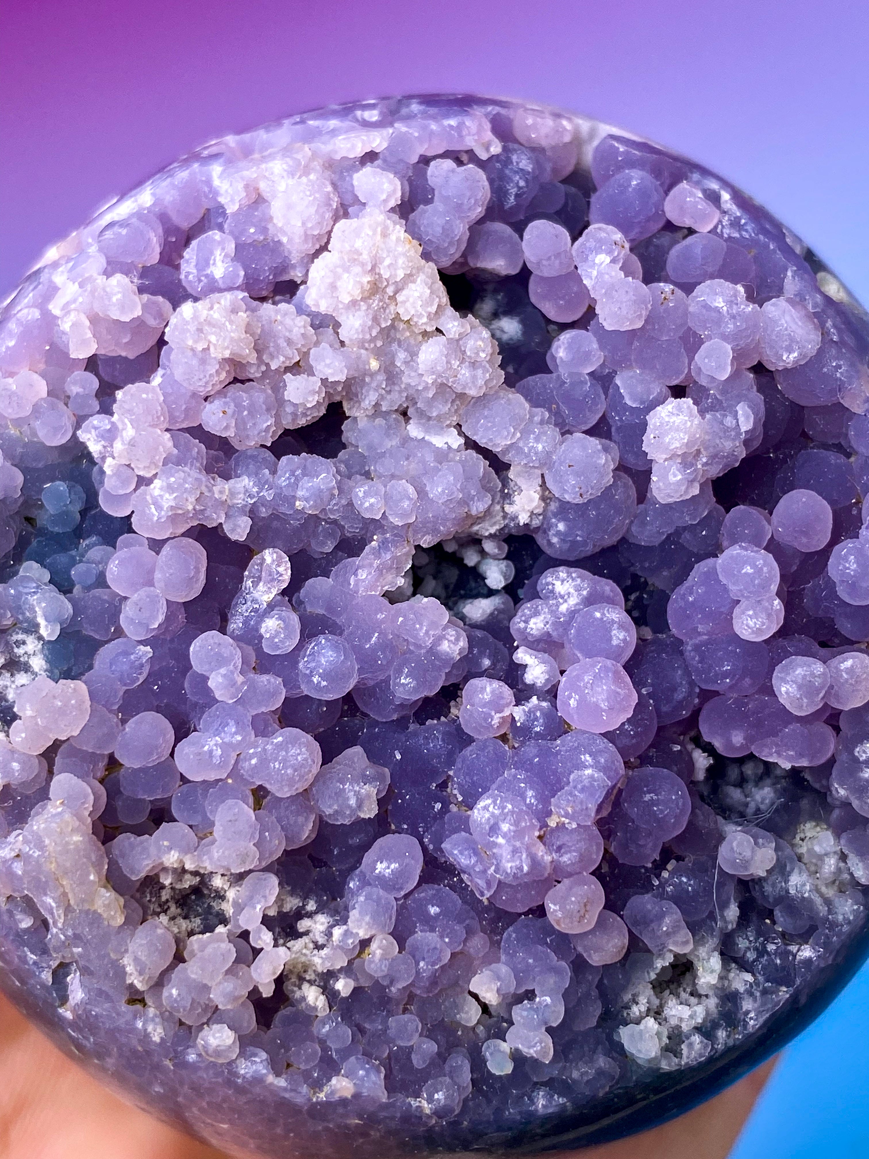 Druzy Grape Agat Kugle (Nr. 3)