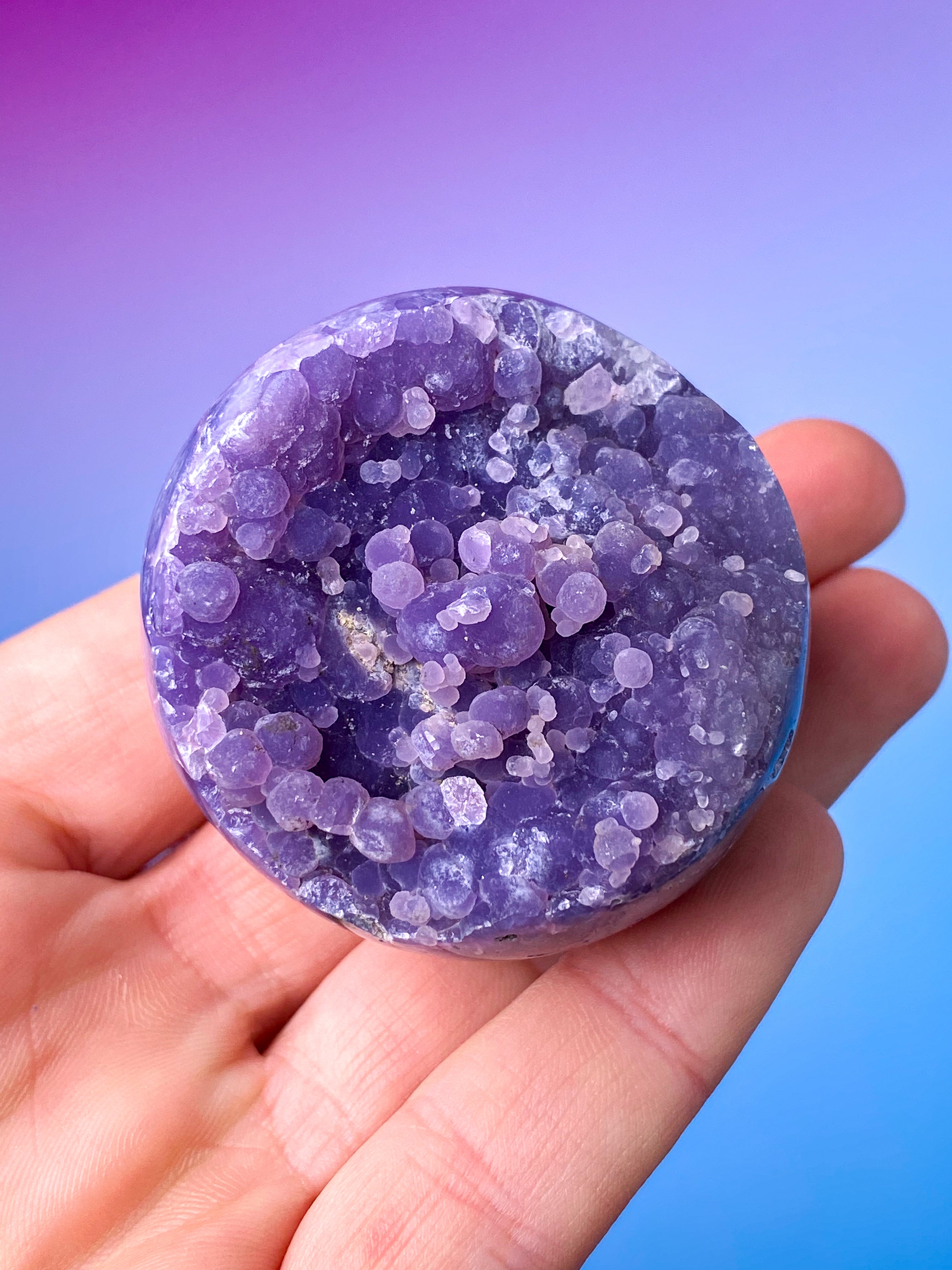 Druzy Grape Agat Kugle (Nr. 4)
