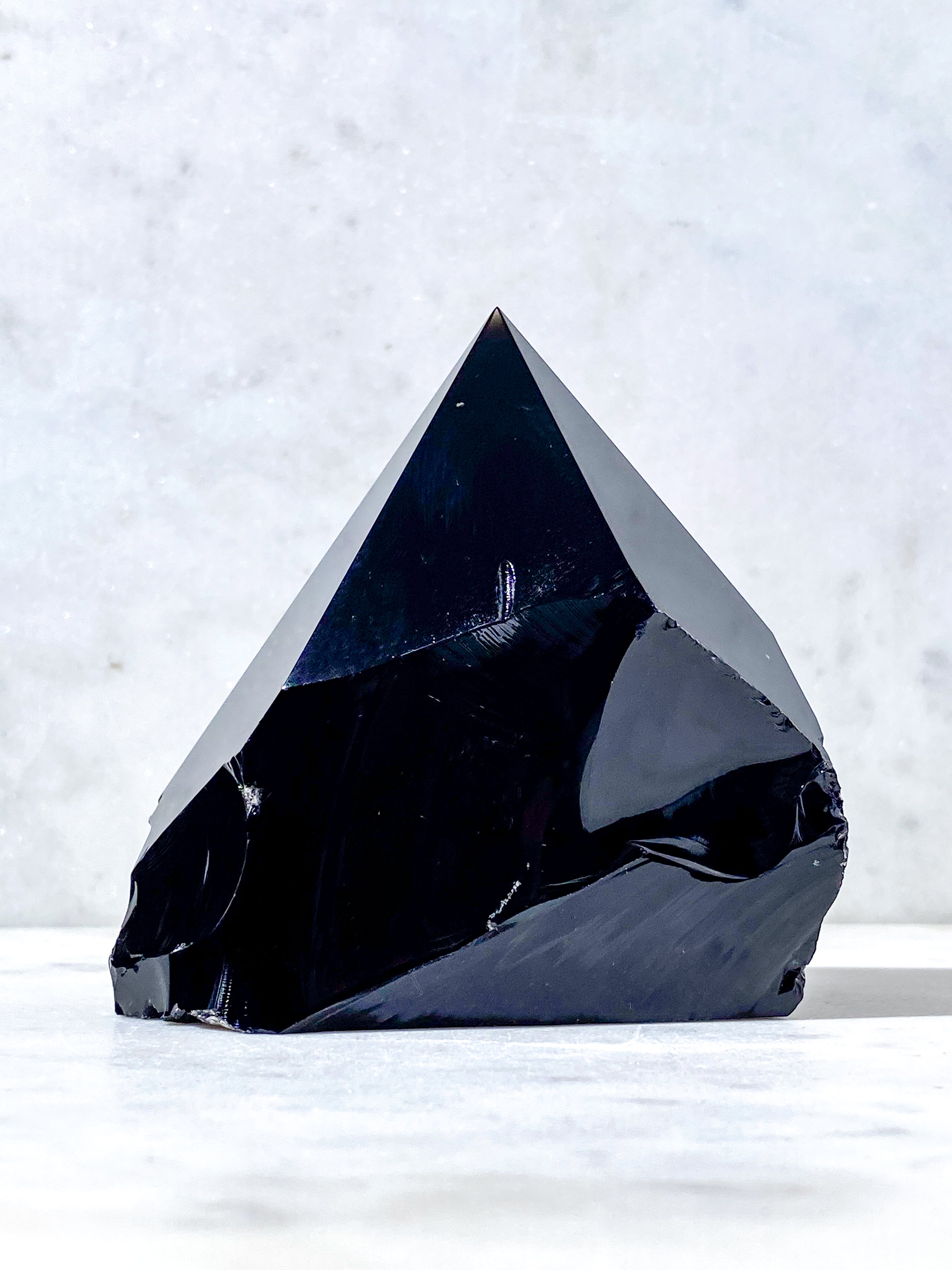 Obsidian Med Poleret Spids (Nr. 2)