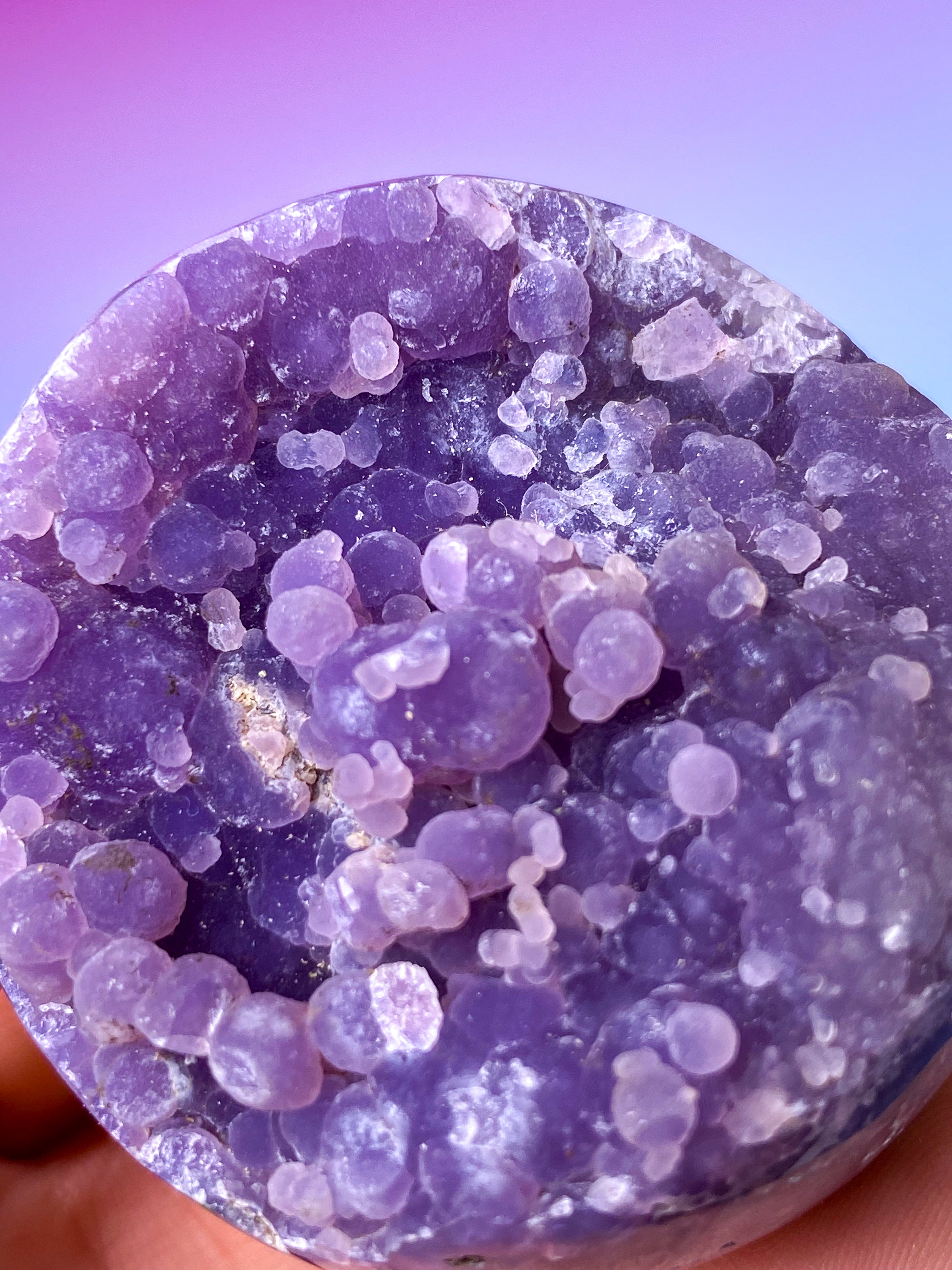 Druzy Grape Agat Kugle (Nr. 4)