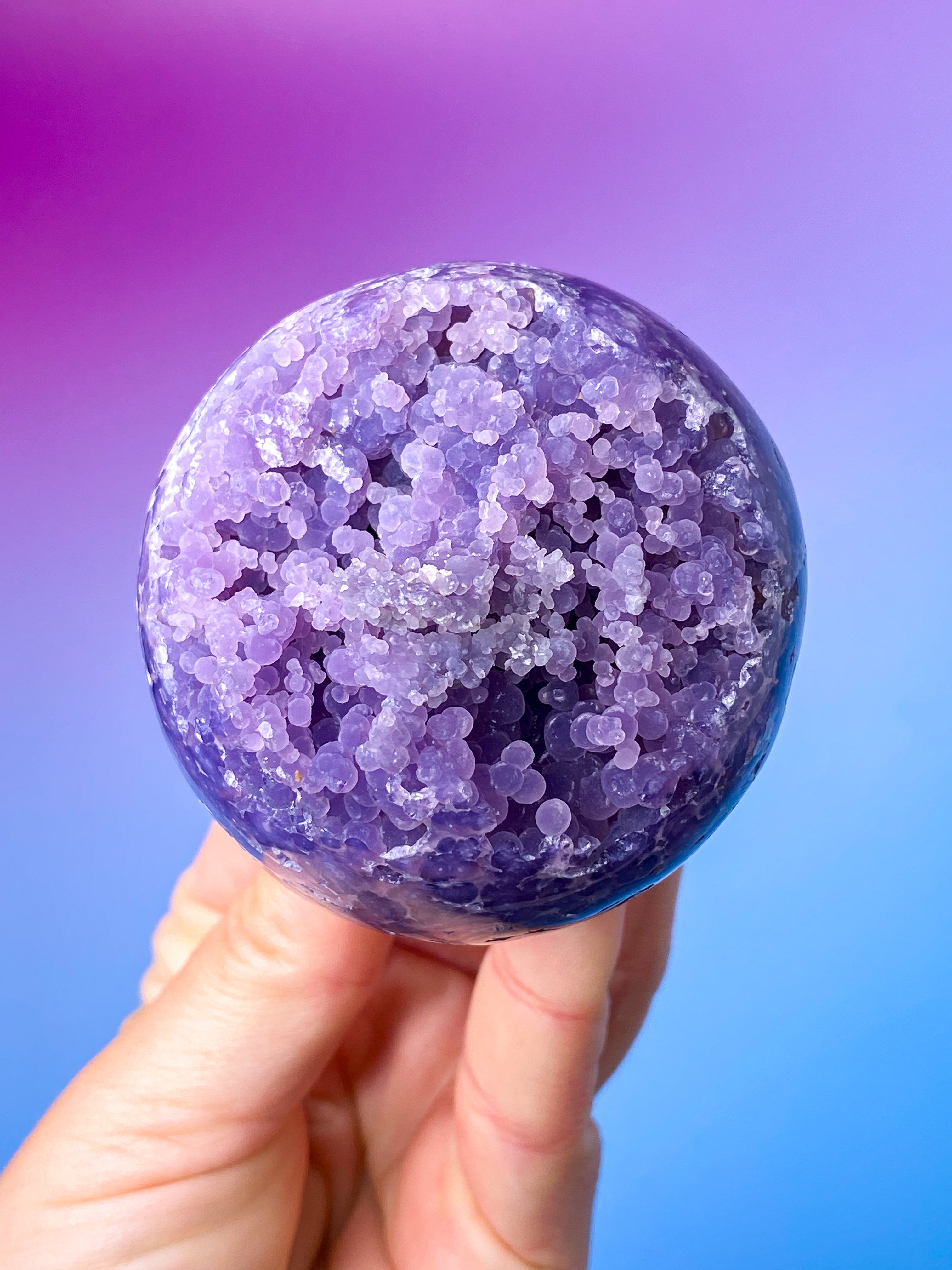 Druzy Grape Agat Kugle (Nr. 5)