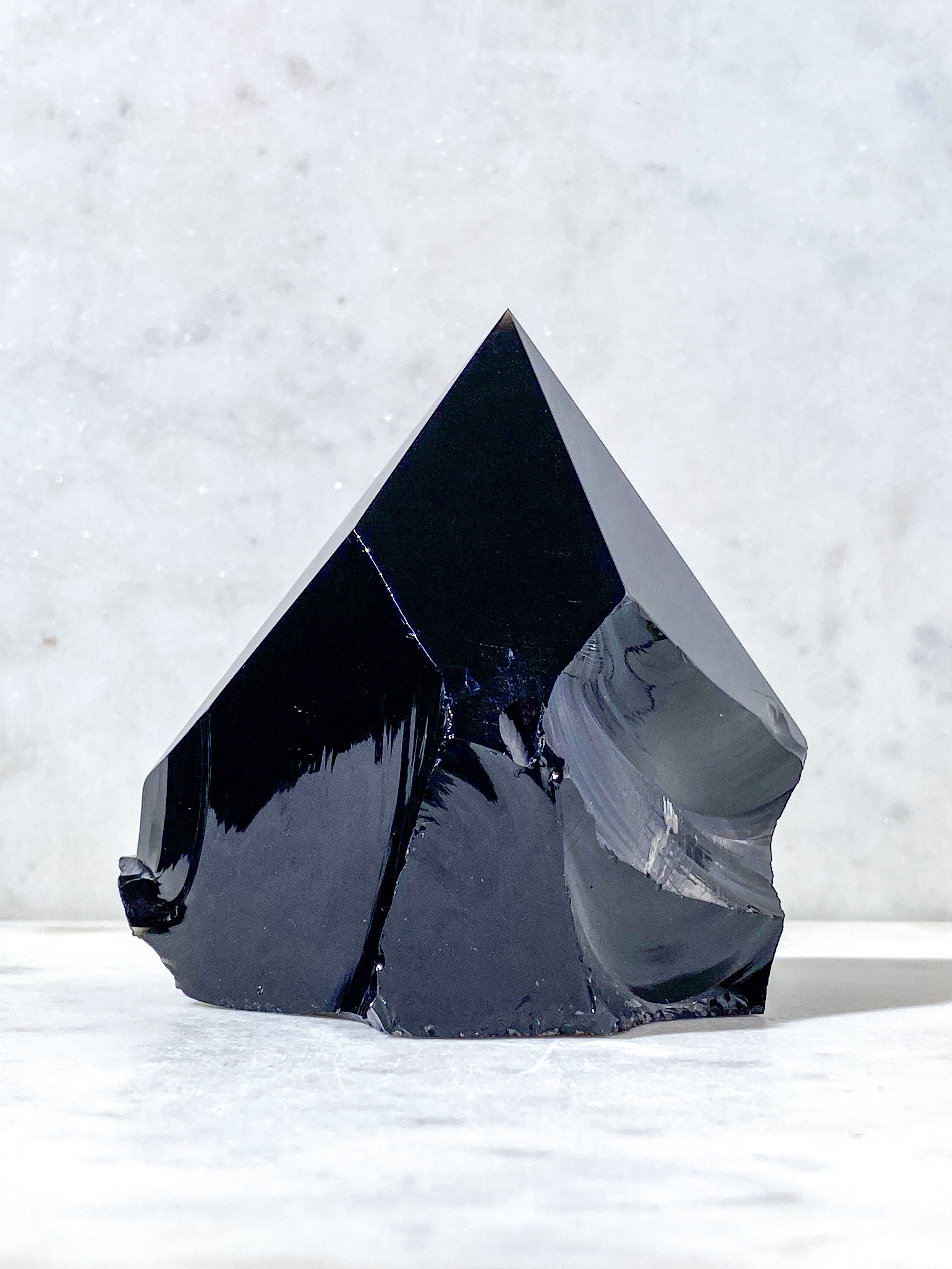 Obsidian Med Poleret Spids (Nr. 7)