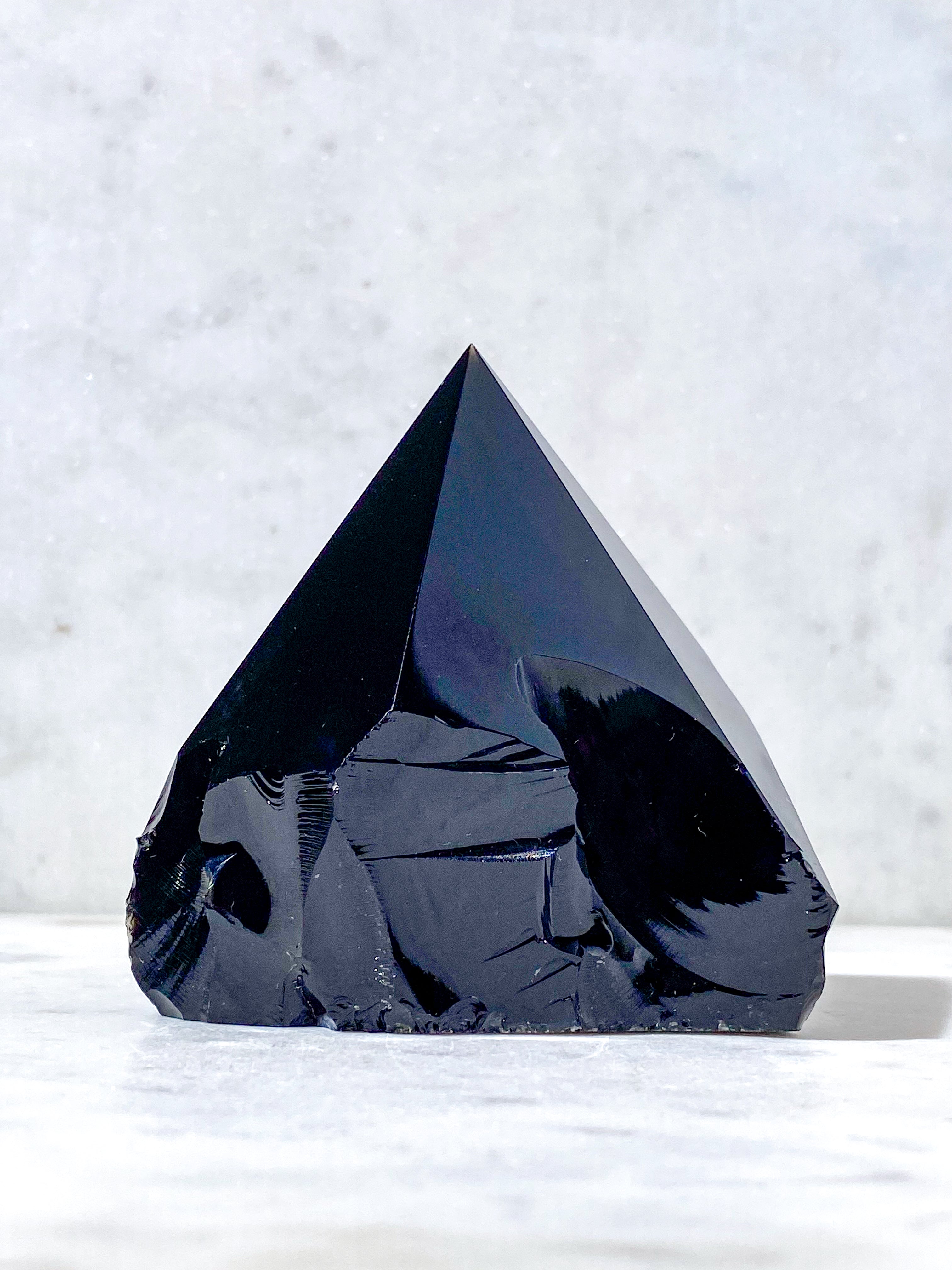 Obsidian Med Poleret Spids (Nr. 8)