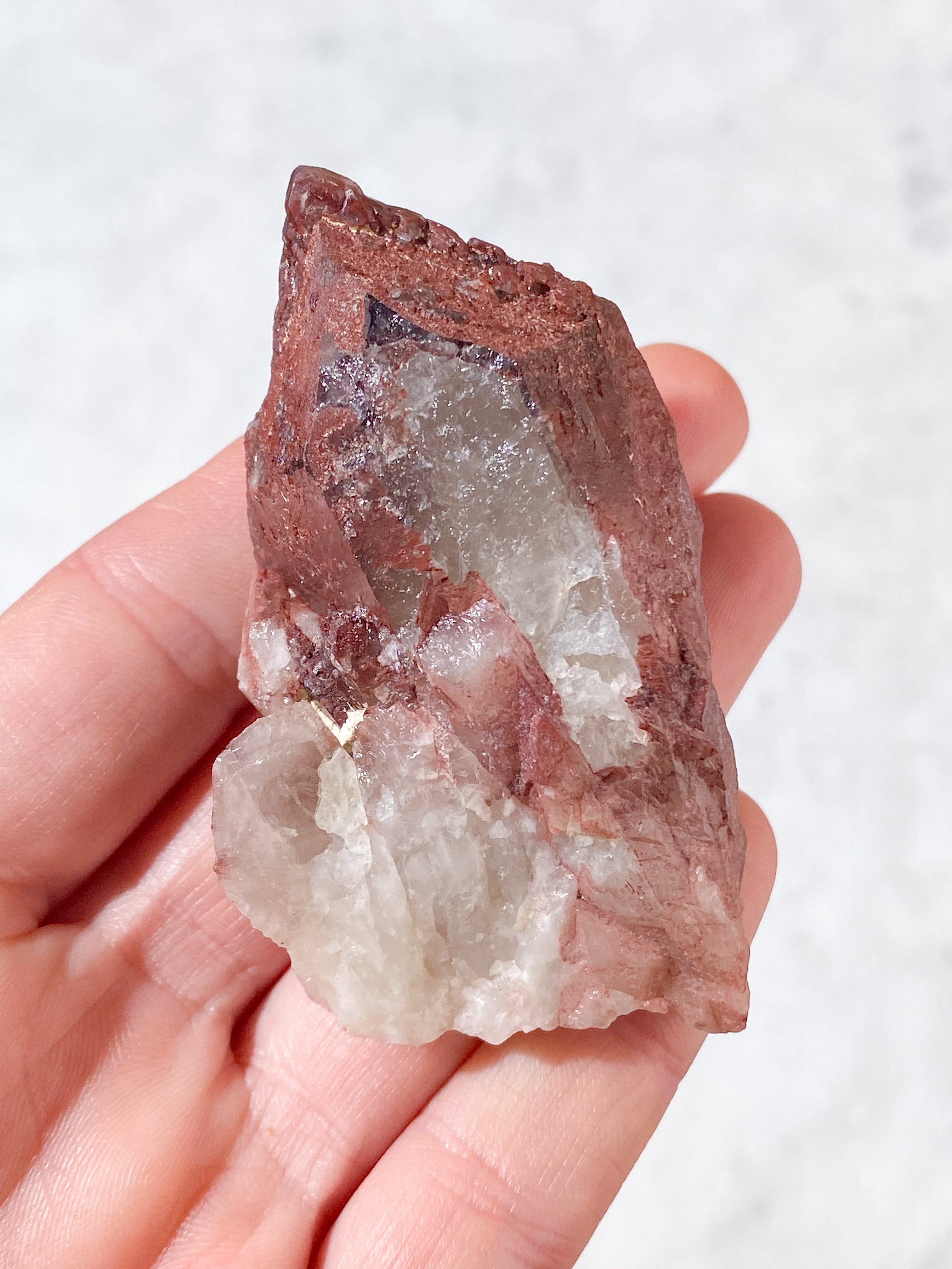 Rød Lithium Kvarts Spids (Nr. 12)