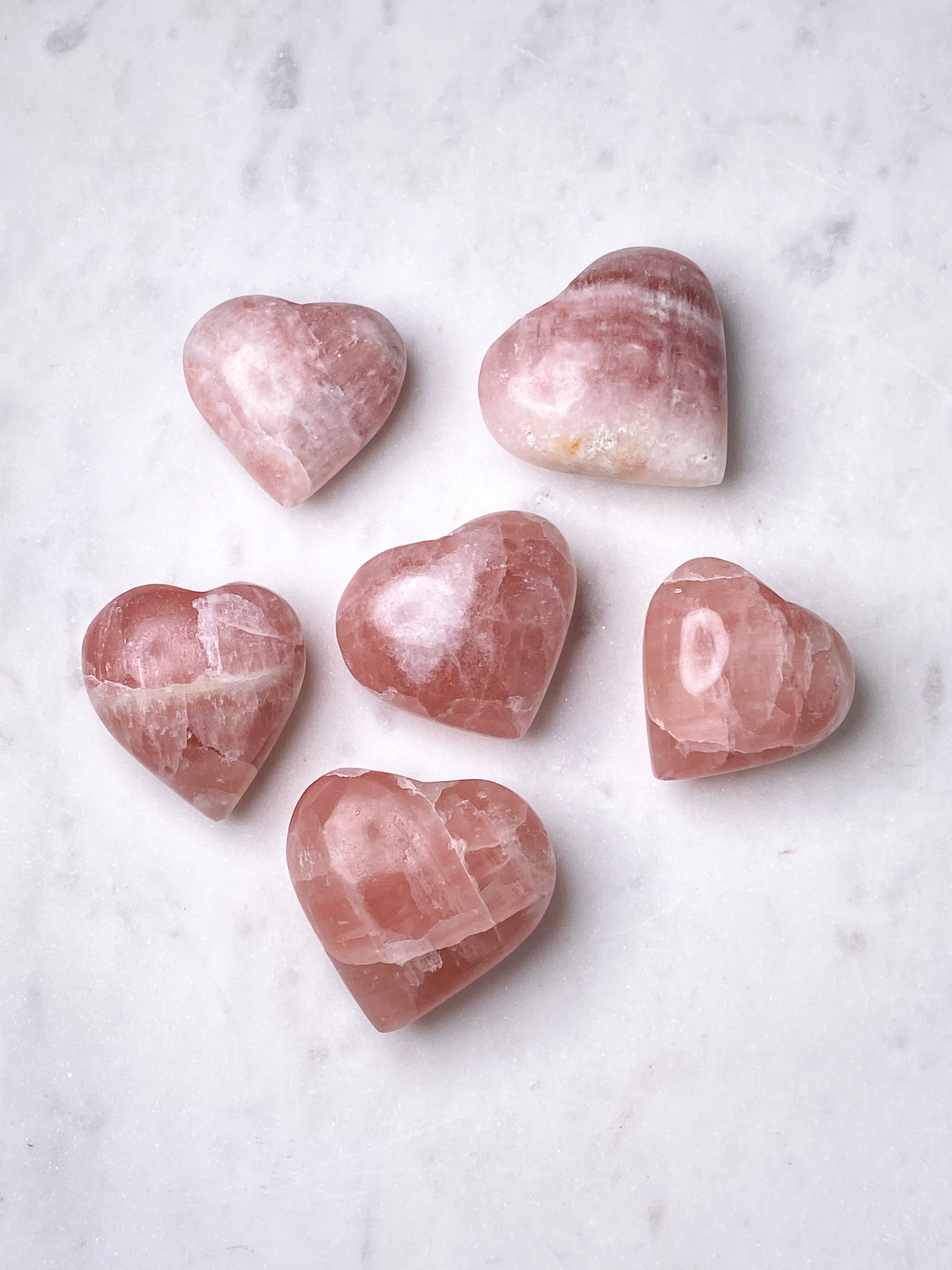 OUTLET - Jordbærkvarts Hjerte