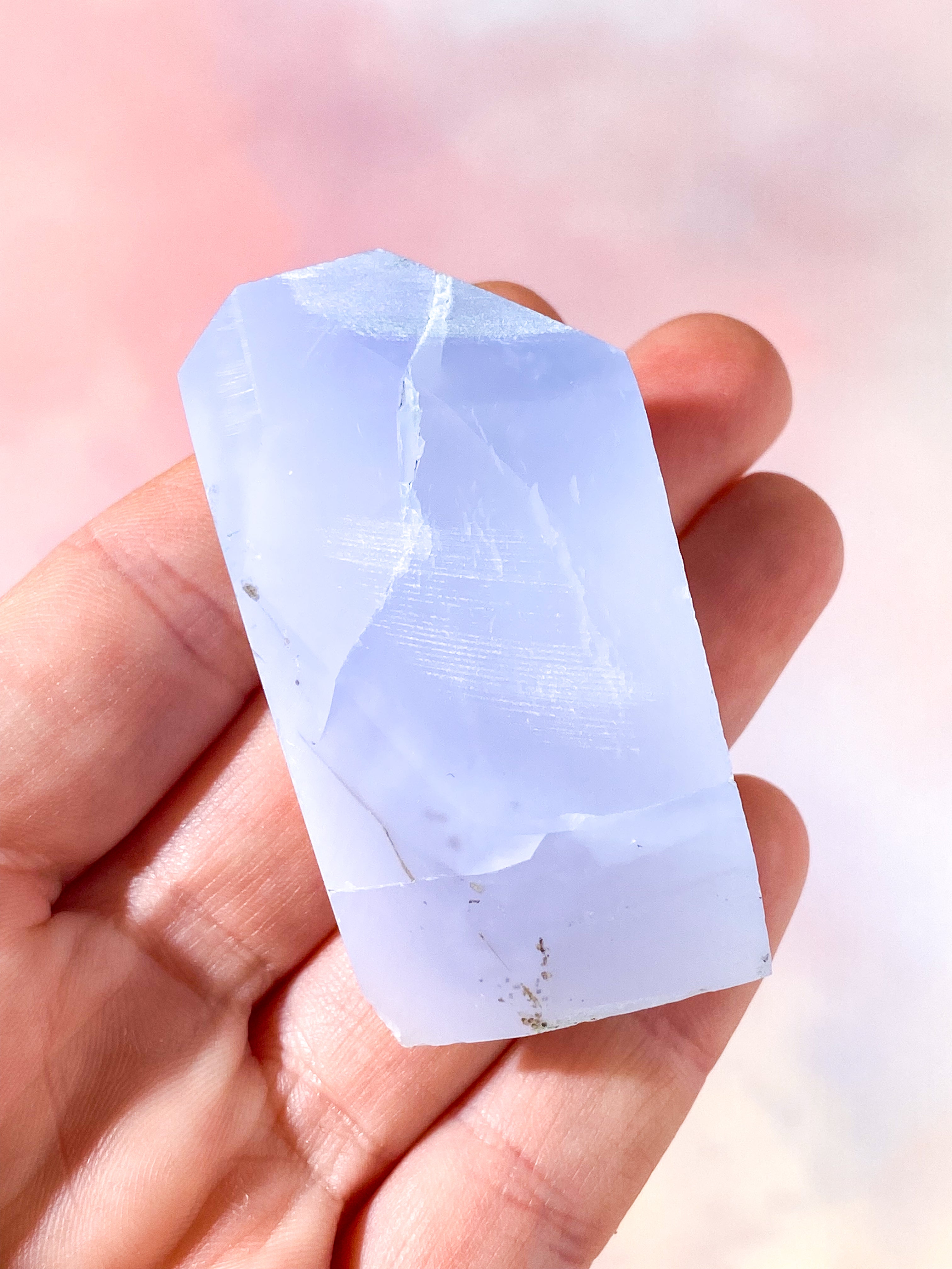 Blå Chalcedon Freeform (Nr. 5)