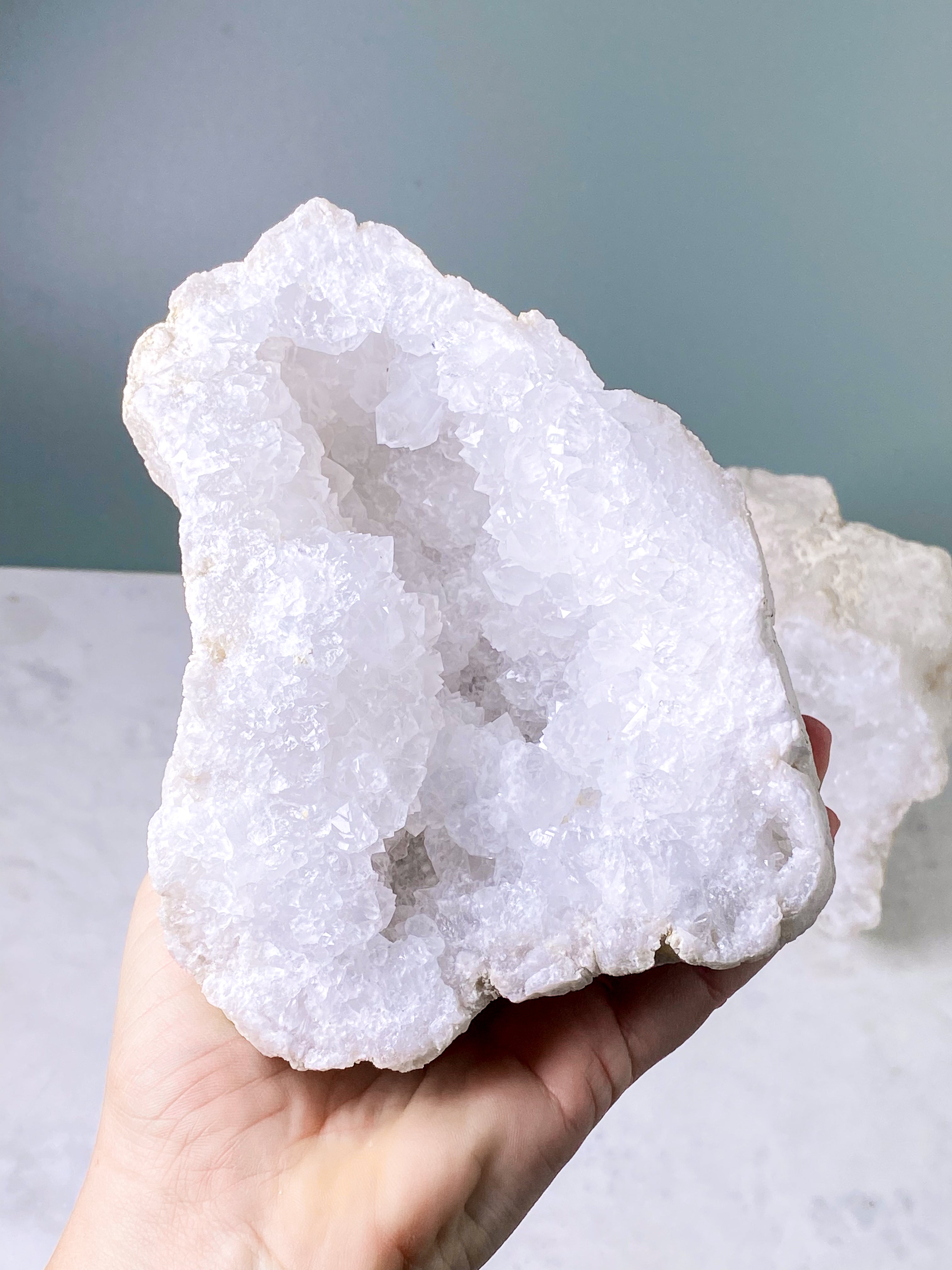 XL Rock Crystal Geode Set (No. 30)