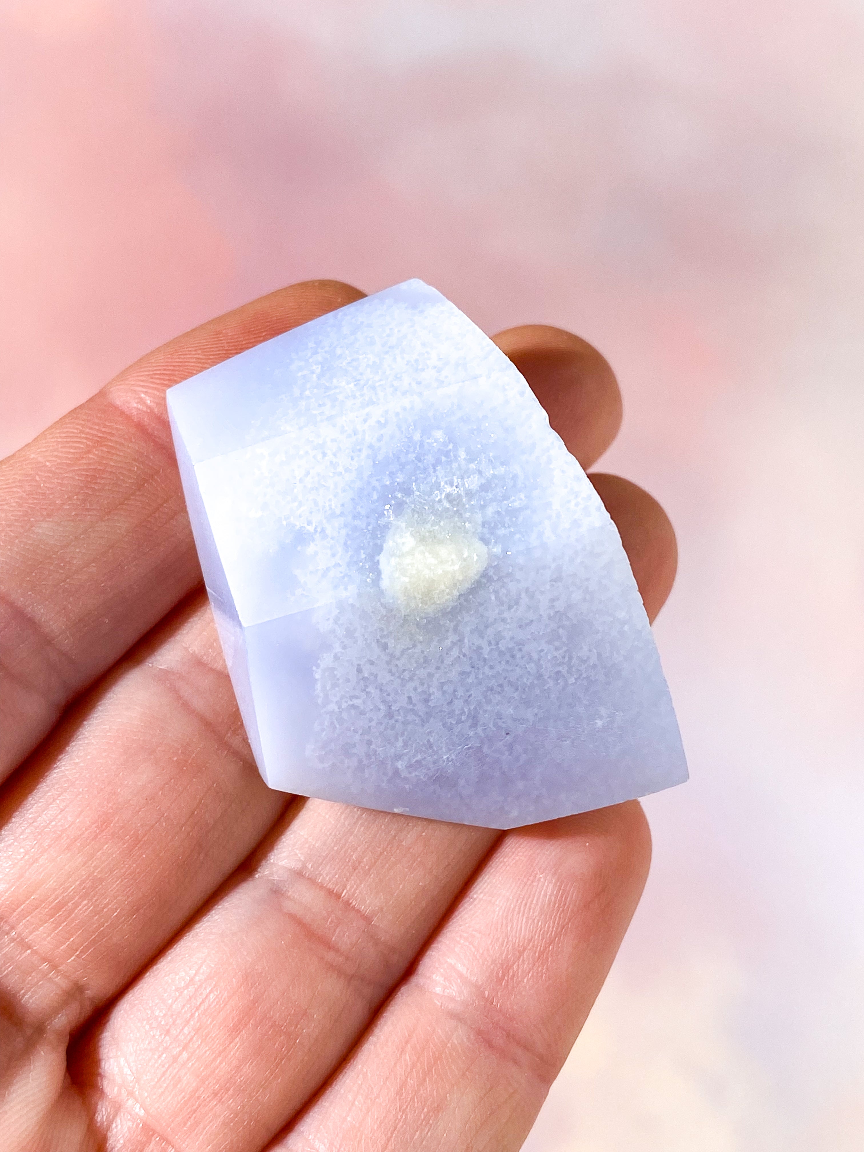 Blå Chalcedon Freeform (Nr. 6)