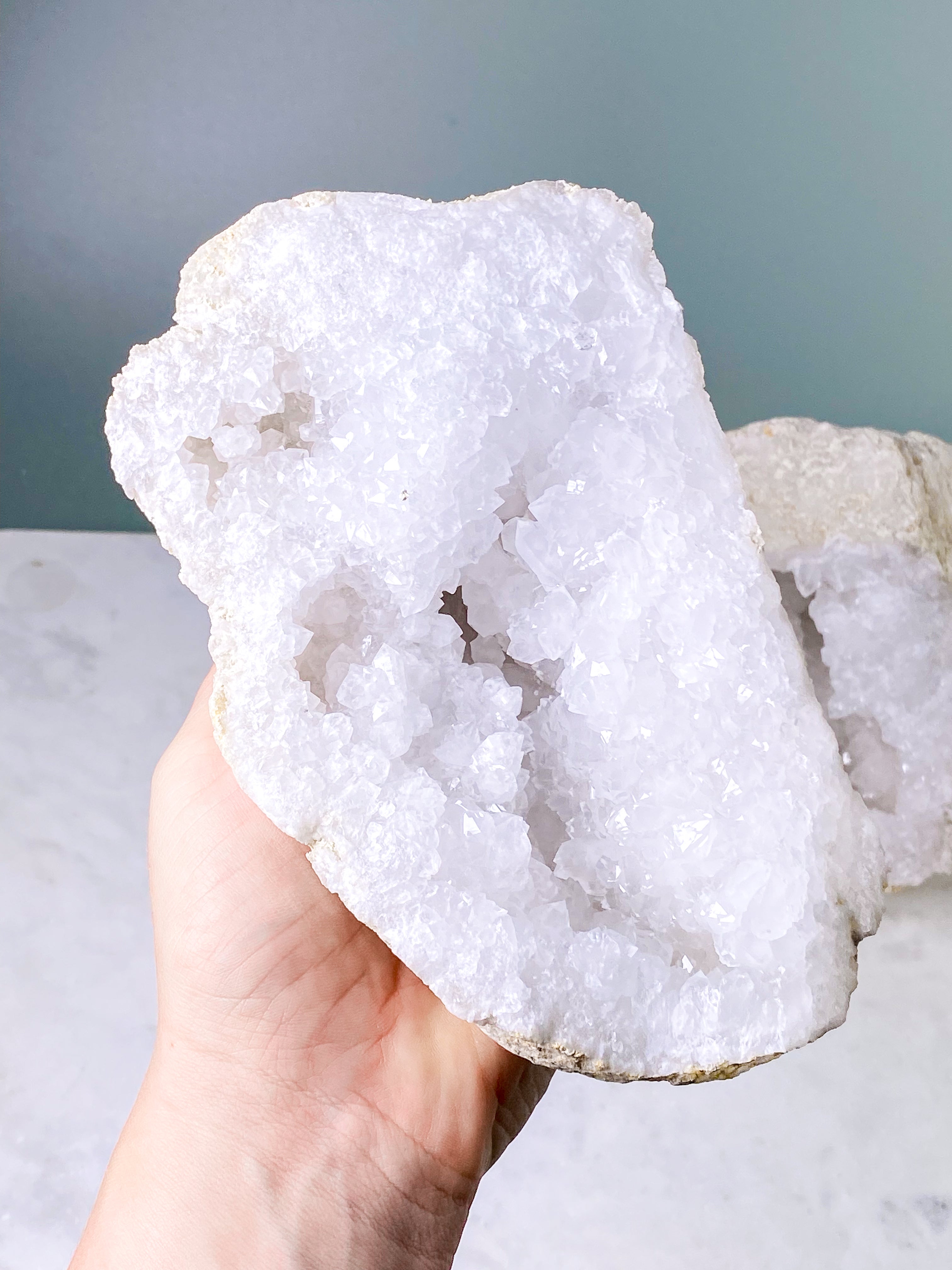 XL Bjergkrystal Geode Sæt - 3,6 kg (Nr. 18)