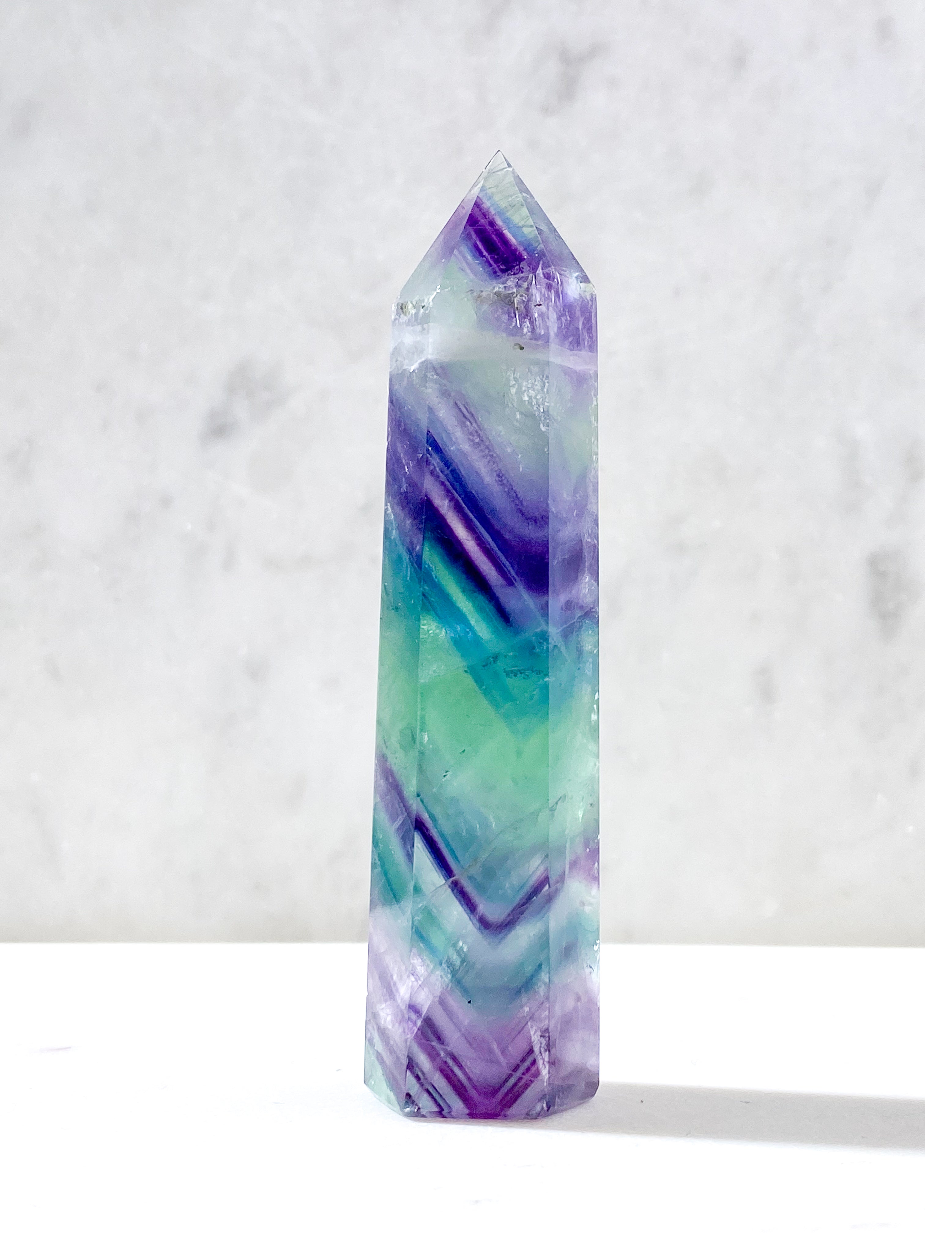 Rainbow Fluorite Tower (No. 1)