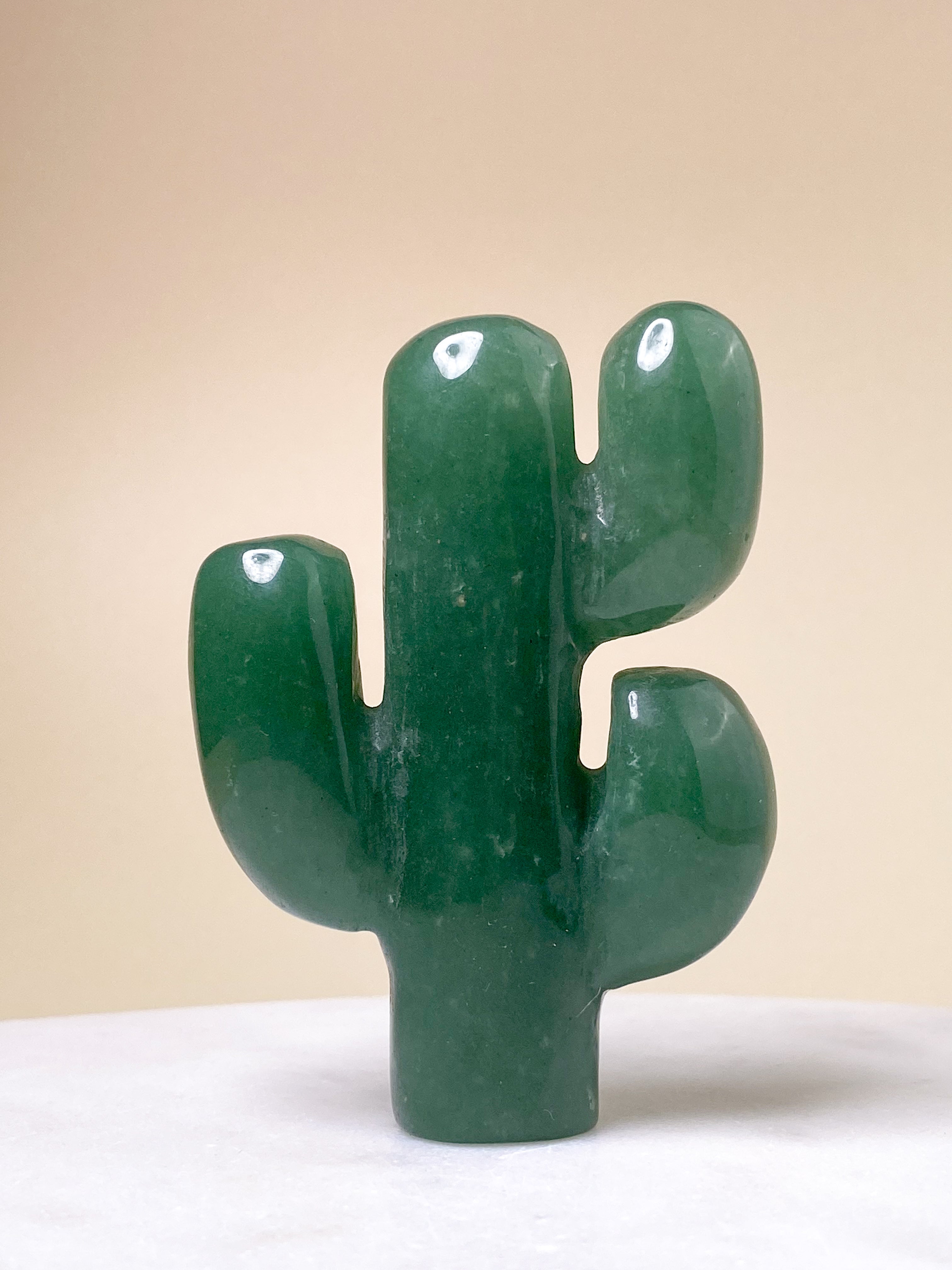 Grøn Aventurin Kaktus