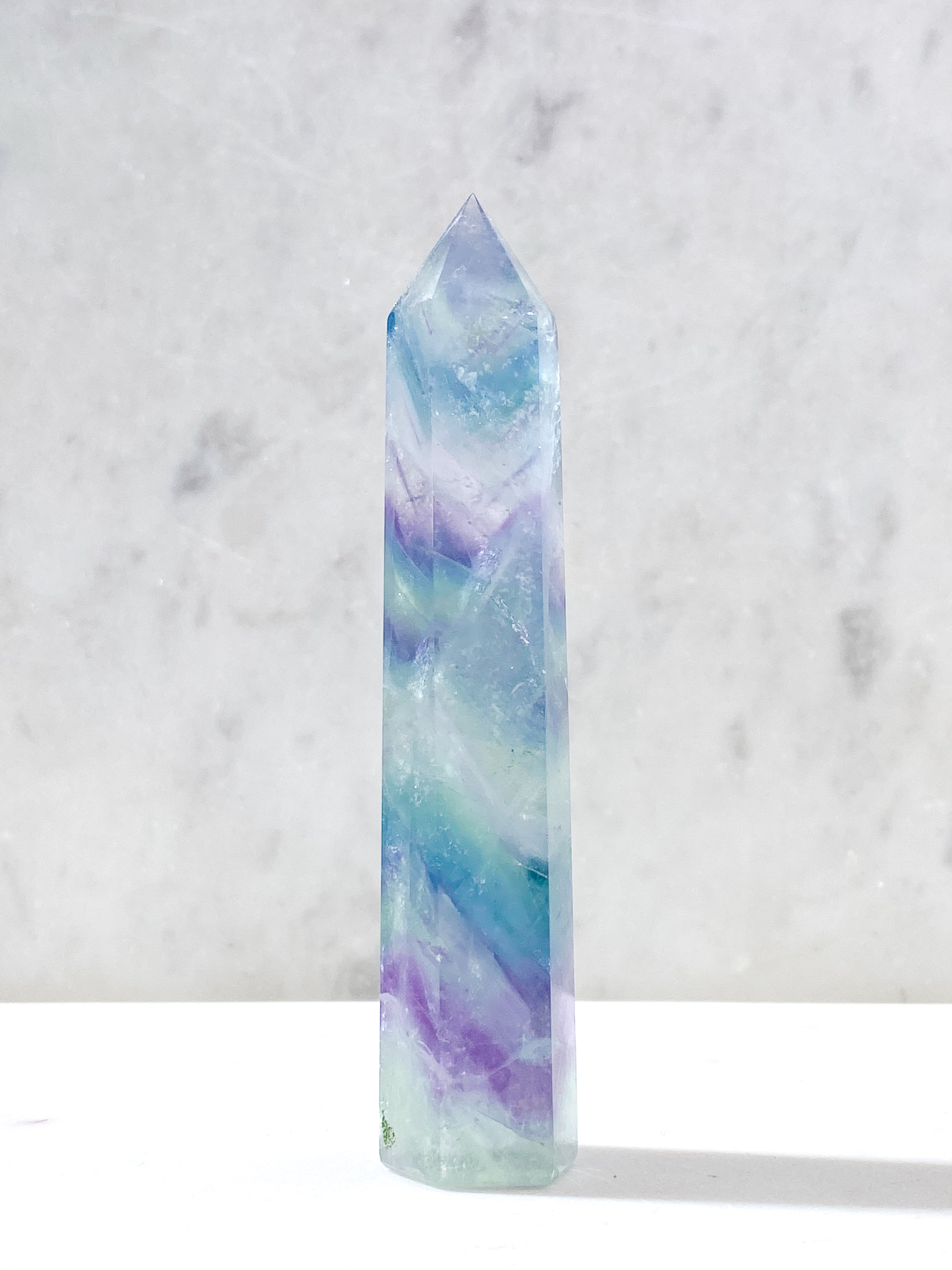 Rainbow Fluorite Tower (No. 1)