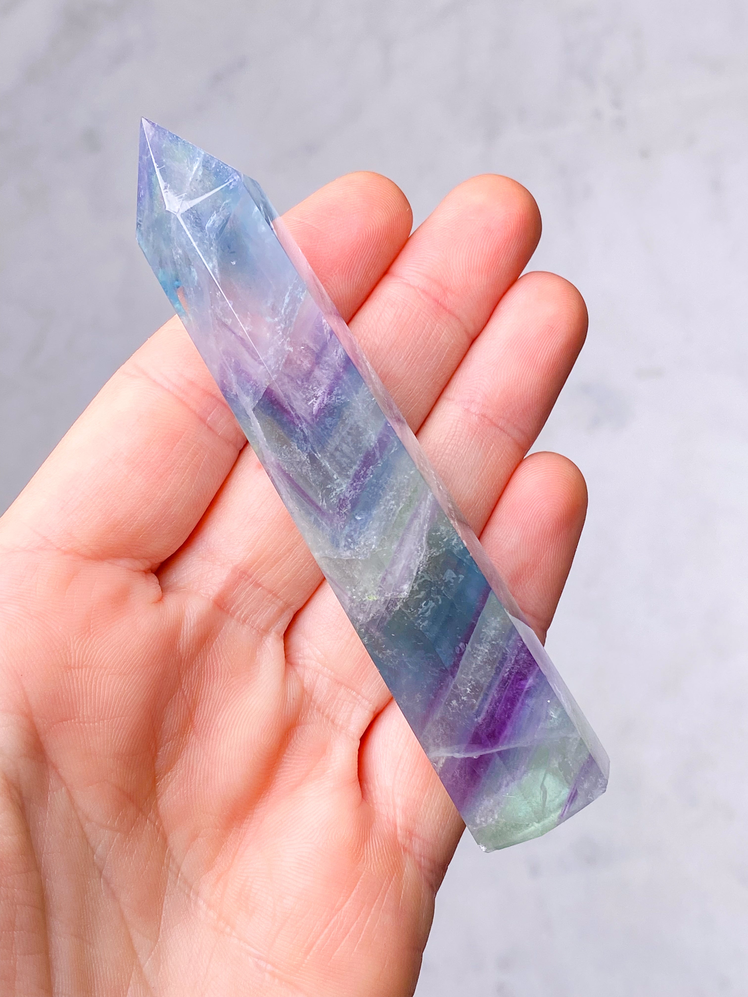 Rainbow Fluorite Tower (No. 1)