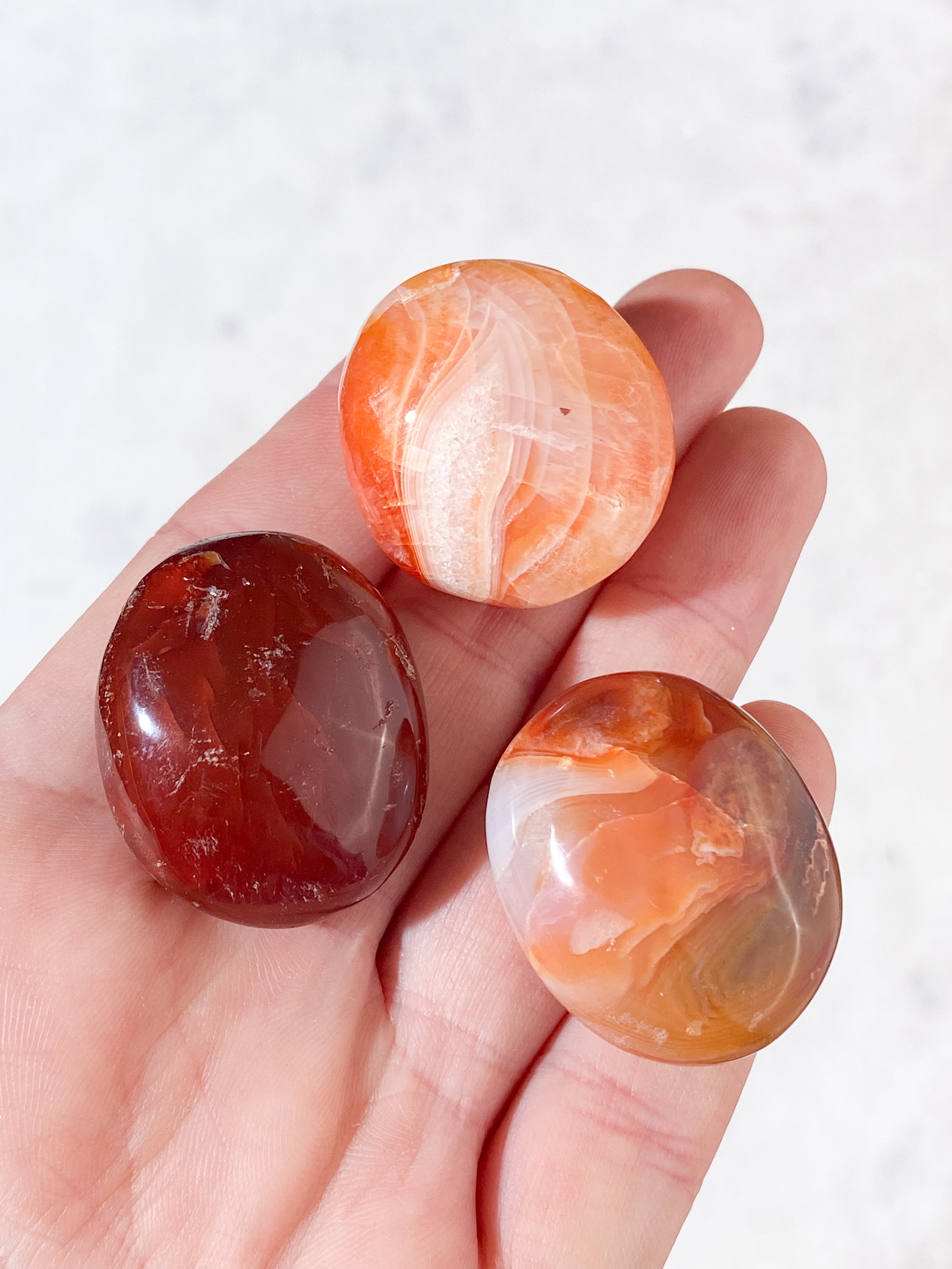 Carnelian Pocket Stone - Exclusive quality