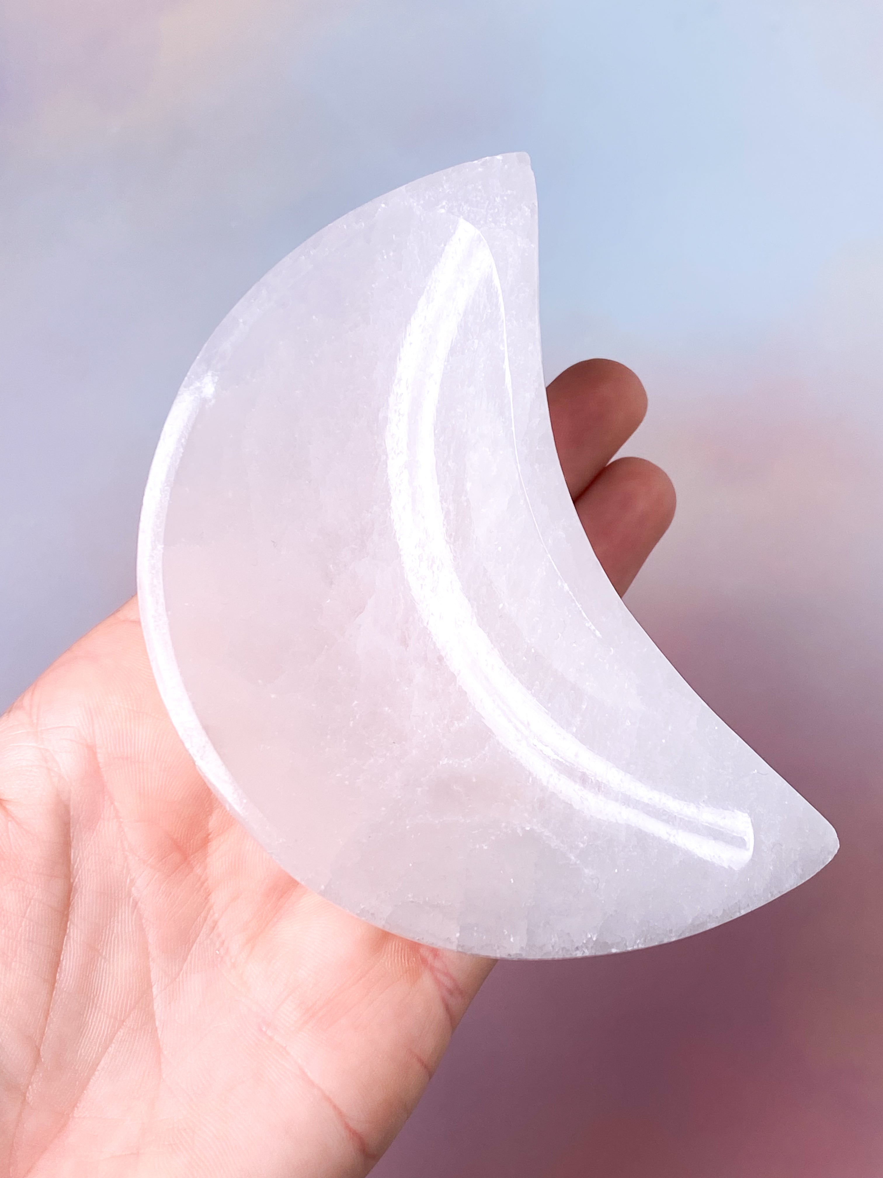 OUTLET - Selenit Måne Skål