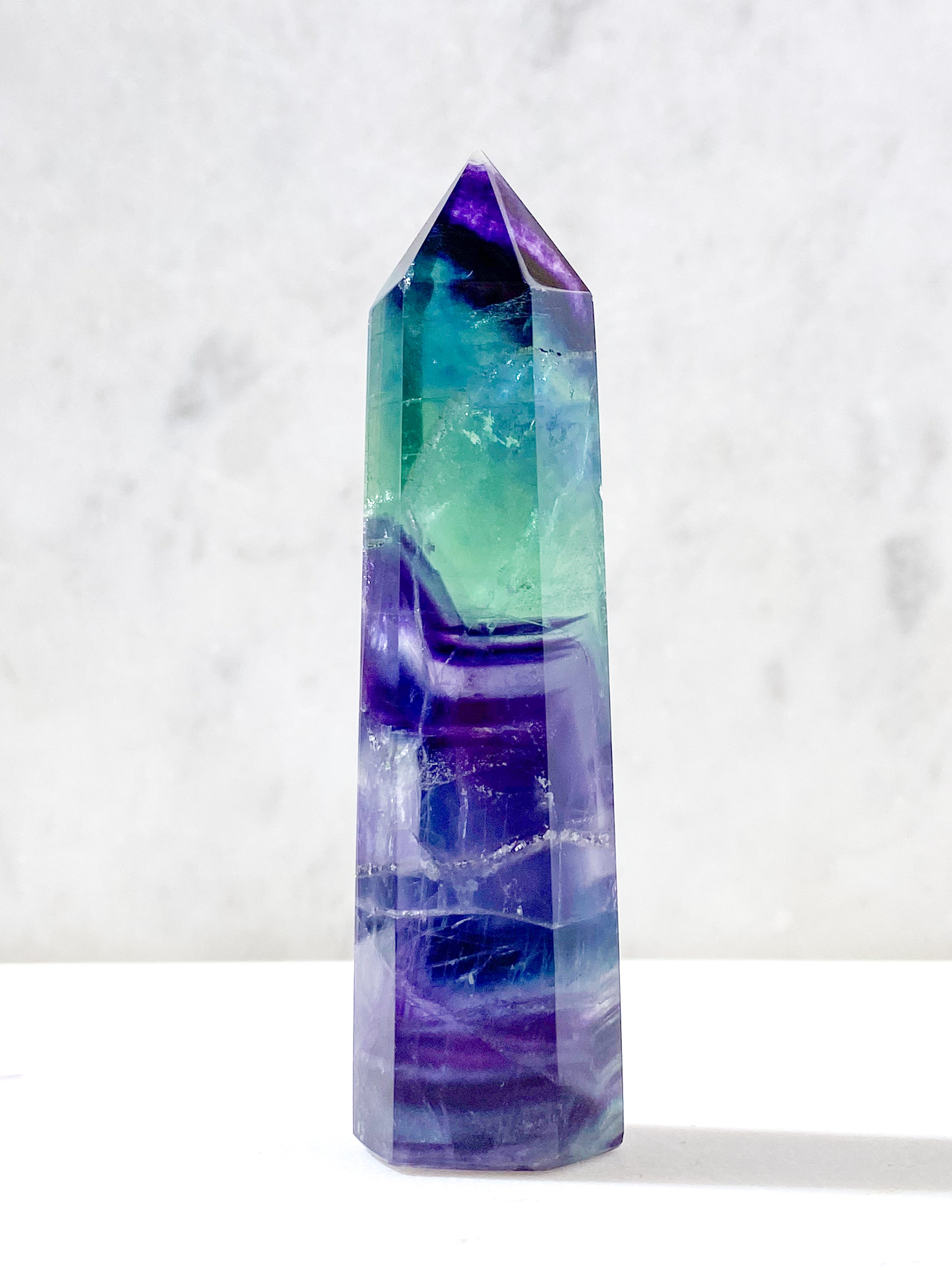 Regnbue Fluorit Tårn (Nr. 24)