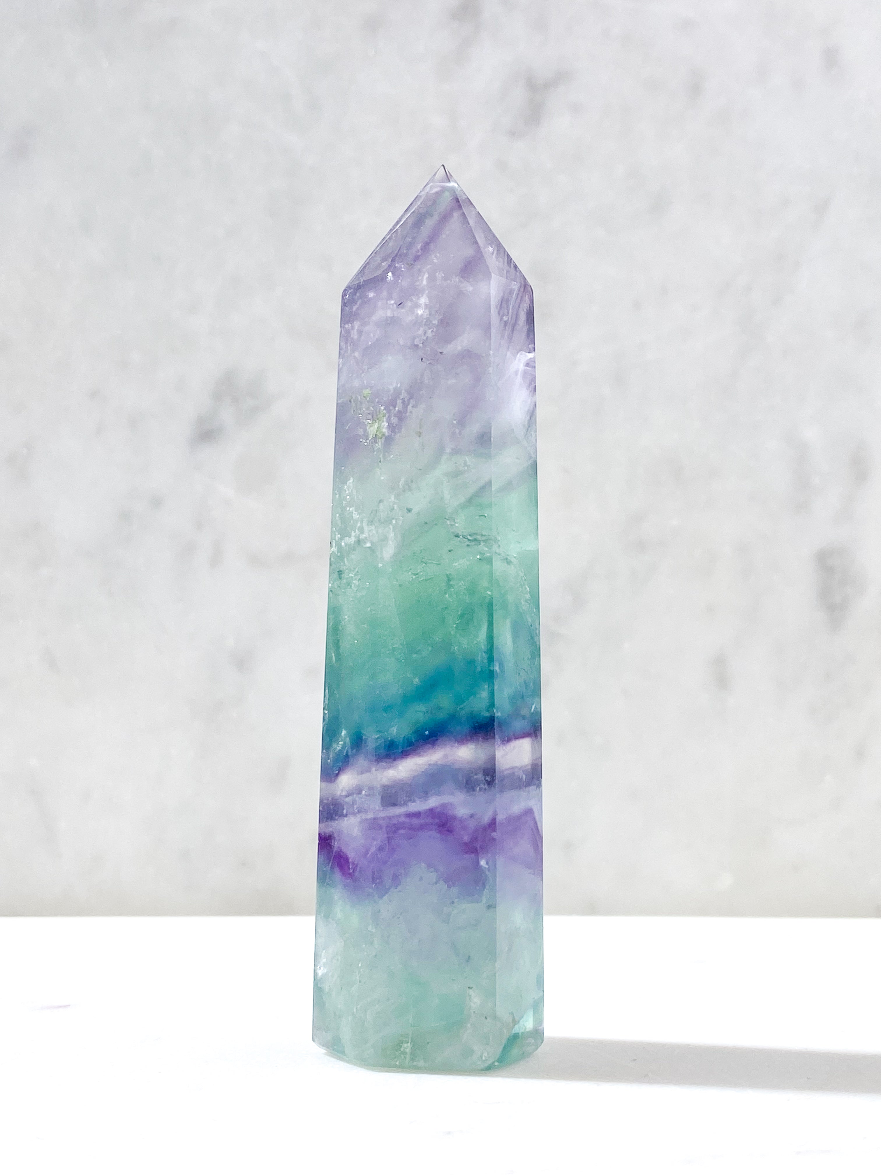 Rainbow Fluorite Tower (No. 1)