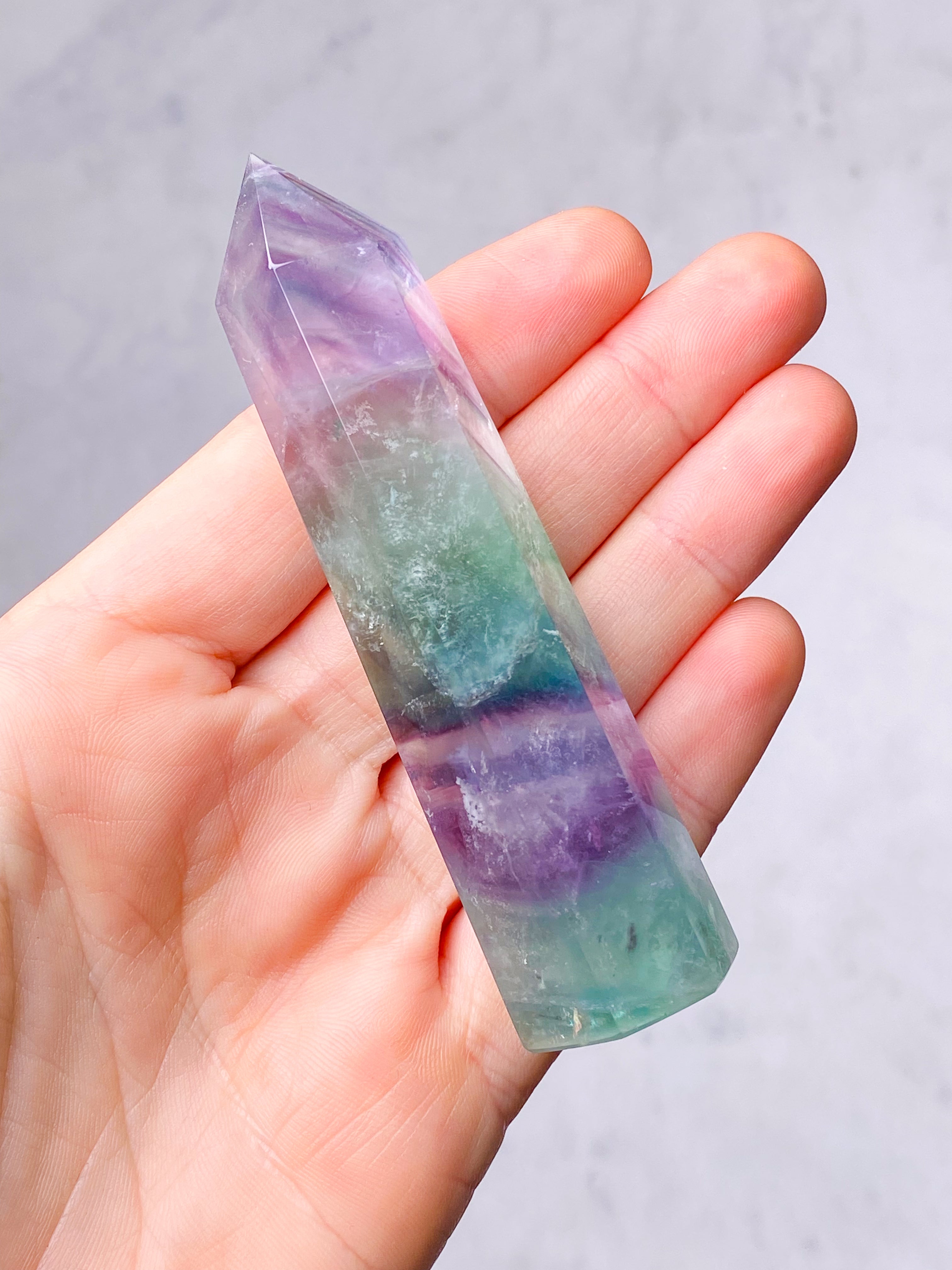 Rainbow Fluorite Tower (No. 1)