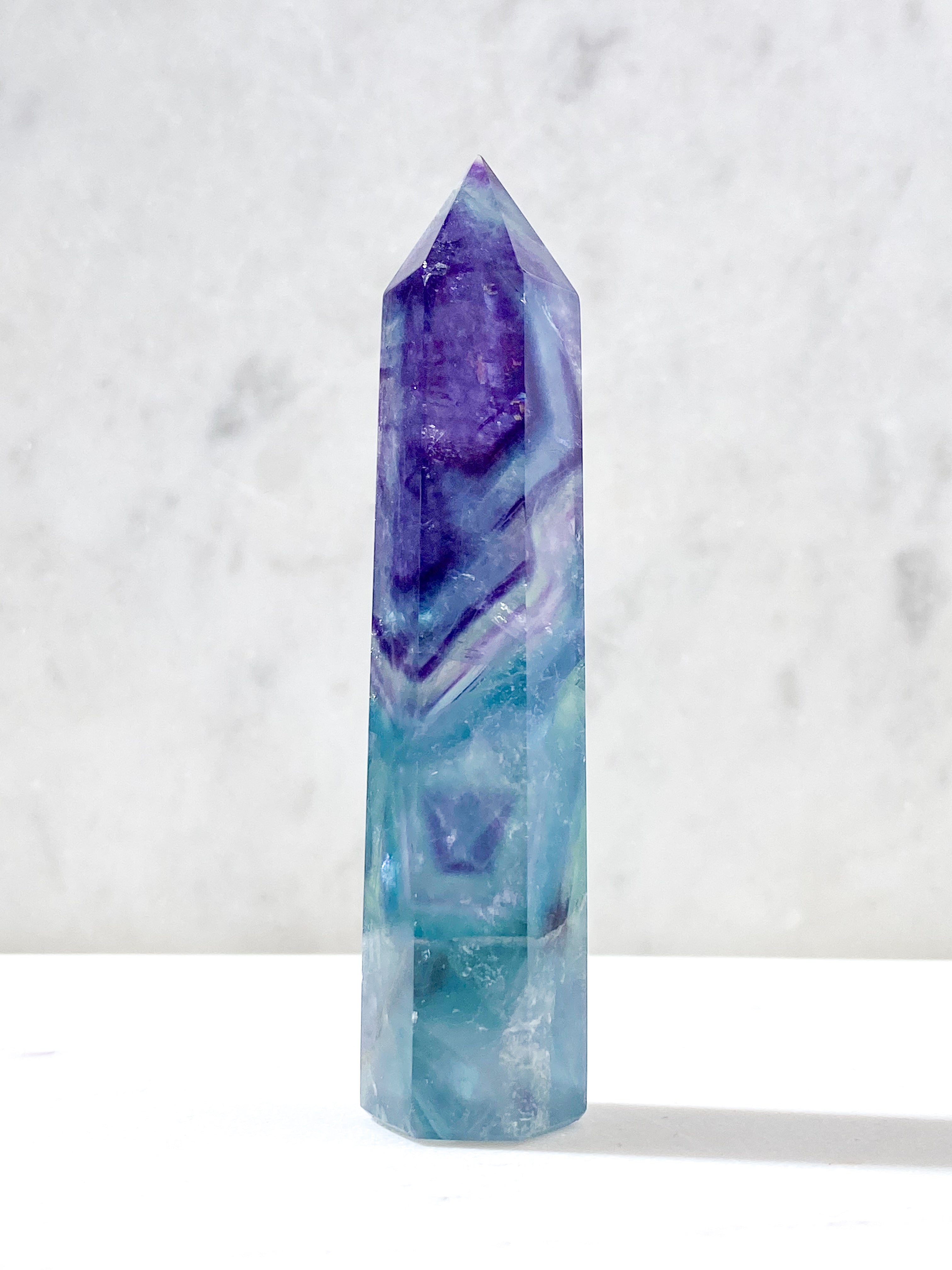 Rainbow Fluorite Tower (No. 1)